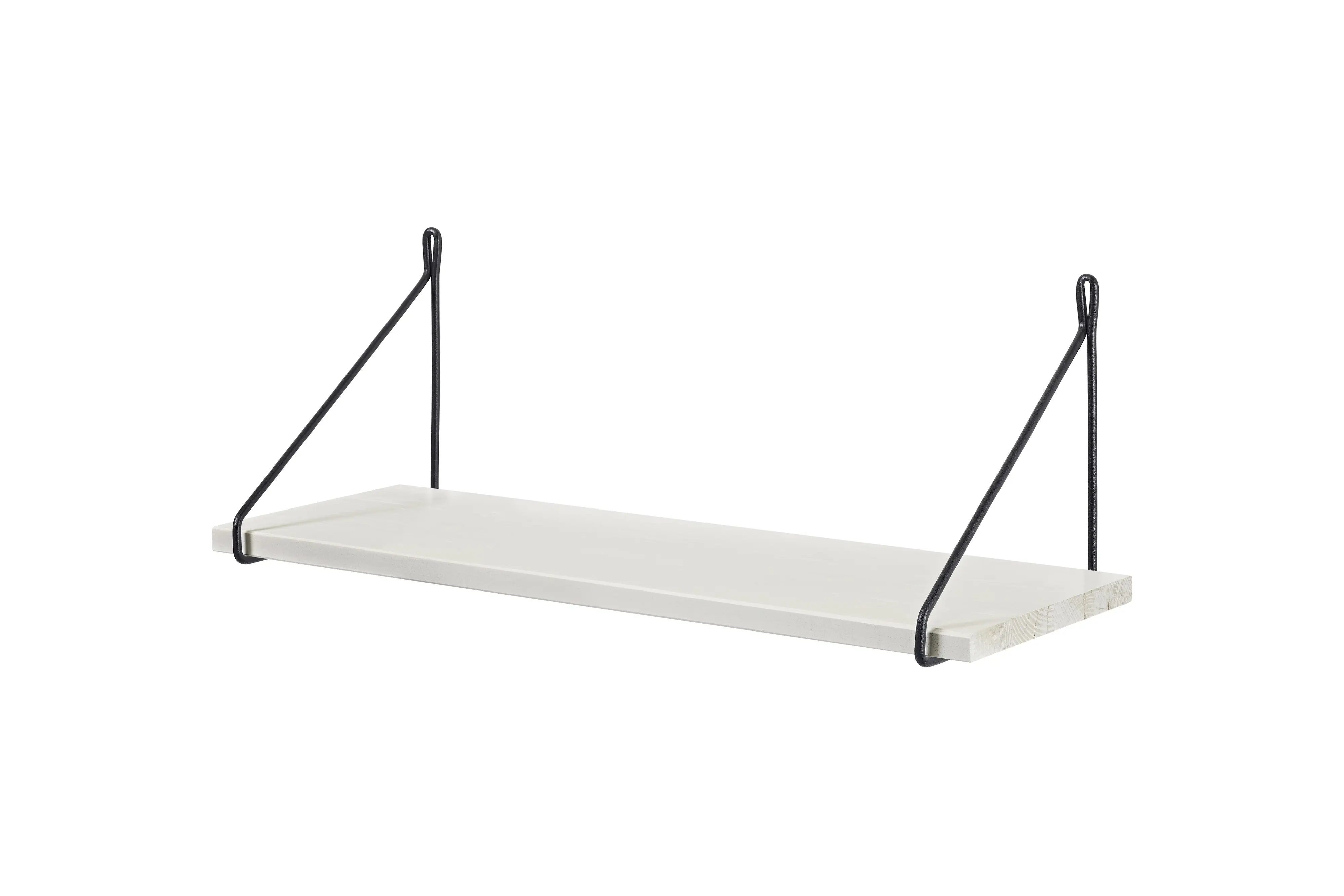 Dolle Wandregal Filo 80 x 20 cm weiß/schwarz