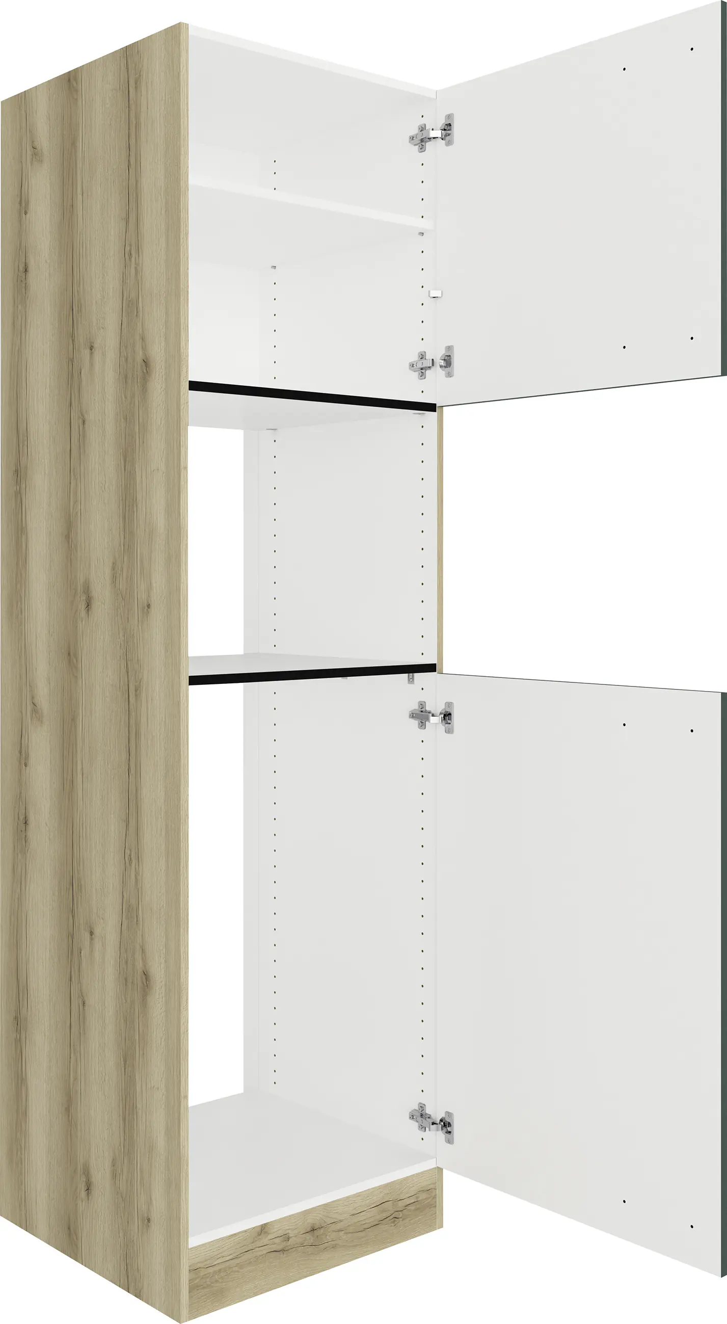 Optifit Hochschrank Savona 405 steingrün/eiche 60 cm