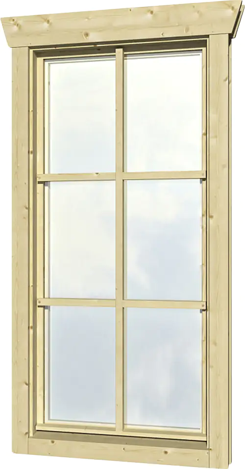SKAN HOLZ Einzelfenster BxH 57,5 x 123,5 cm, Anschlag links