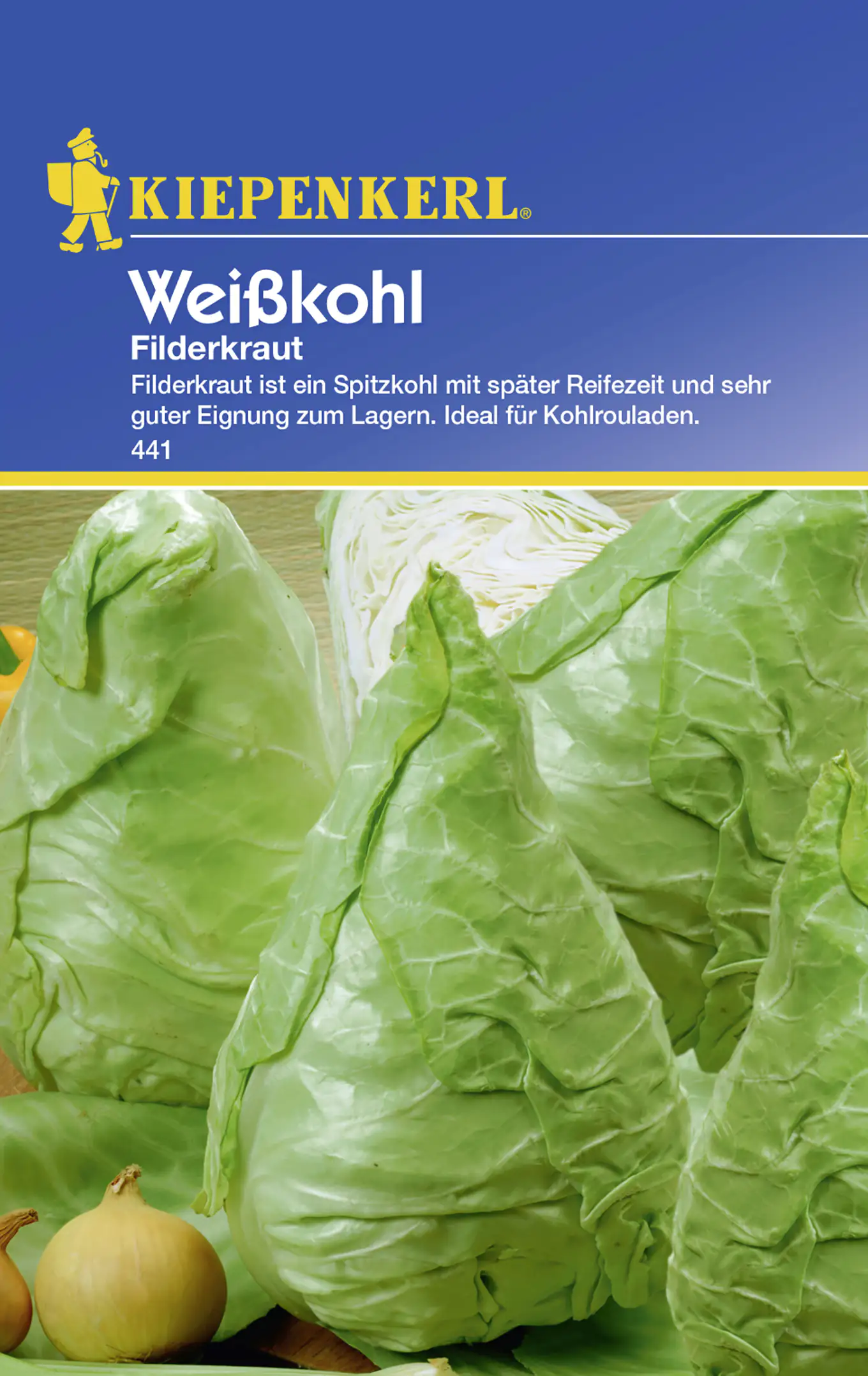 Kiepenkerl Weißkohl Filderkraut Brassica oleracea var. capitata f. alba, Inhalt: ca. 50 Pflanzen Kiepenkerl Weißkohl Filderkraut Brassica oleracea var. capitata f. alba, Inhalt: ca. 50 Pflanzen