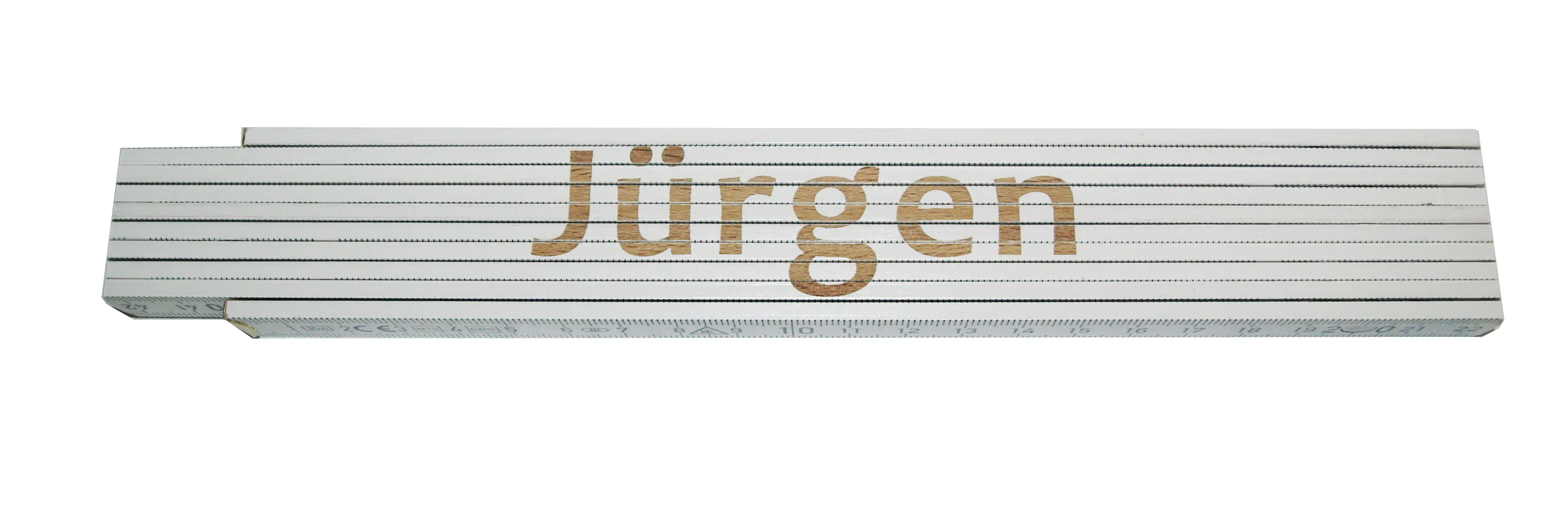 4018945160686 Zollstock Jürgen 2 m weiß