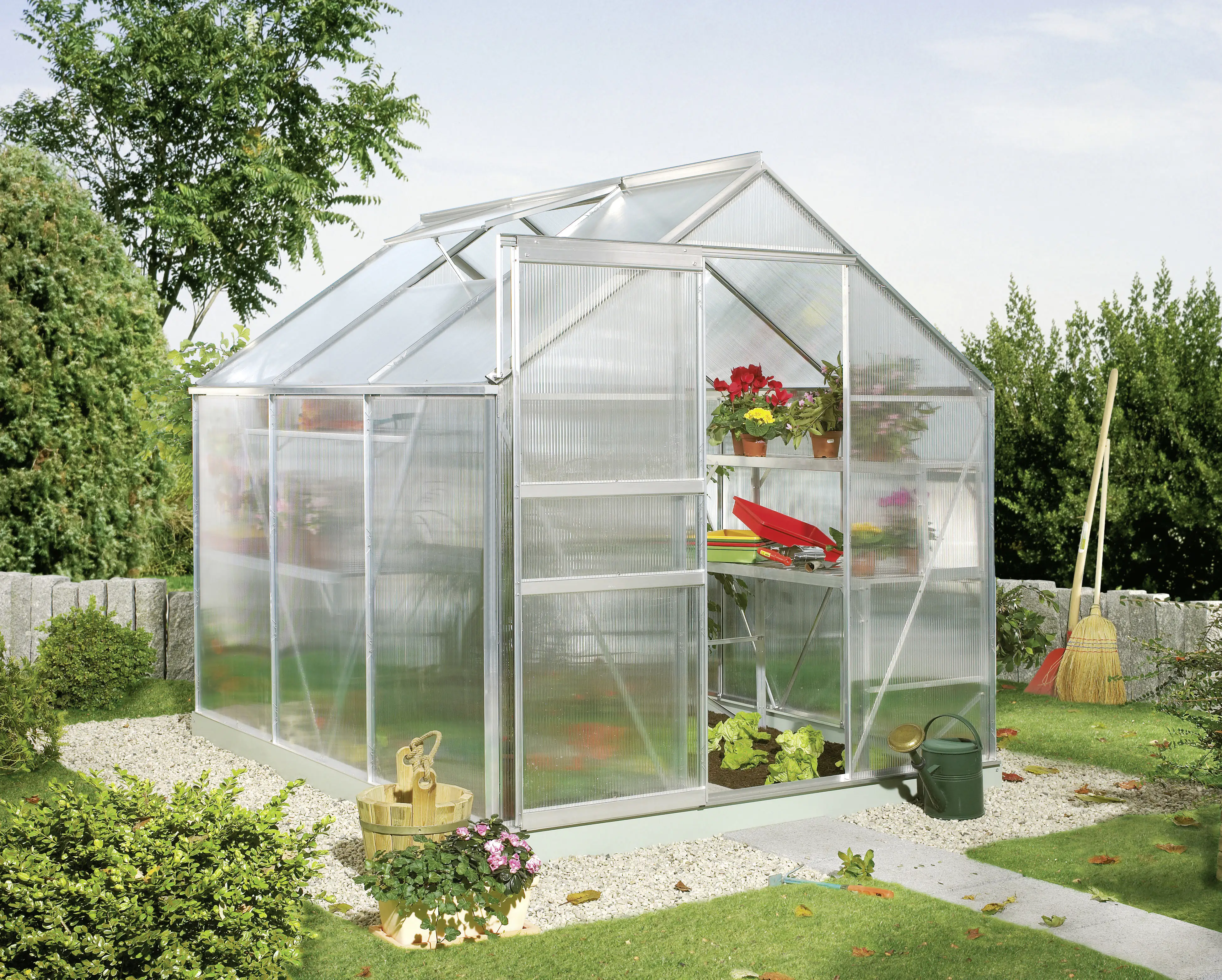 Vitavia Gewächshaus Calypso 4400 192 x 228 cm 6 mm Hohlkammerplatten
