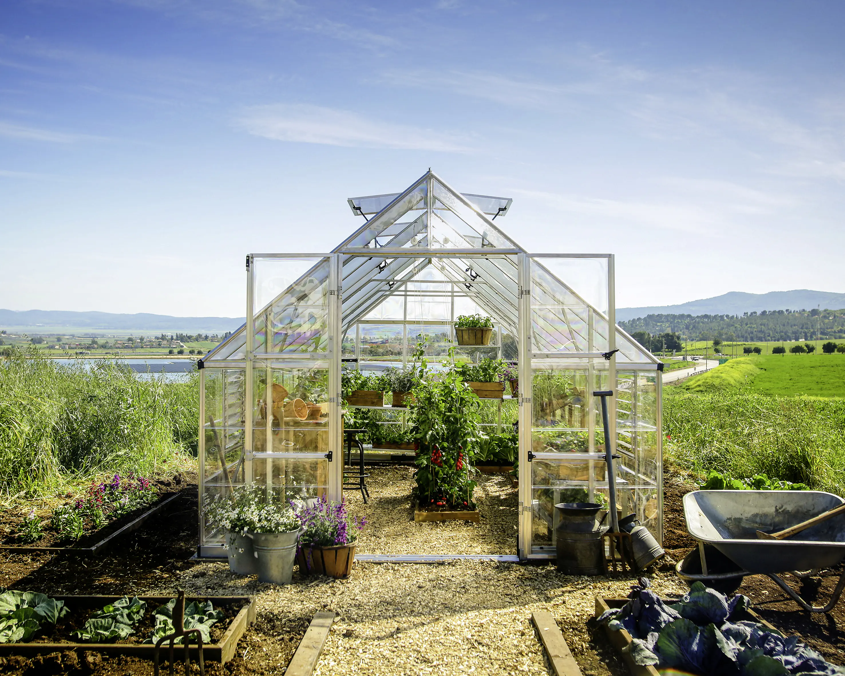 Canopia Gewächshaus Balance  Alu silber 484 x 304 cm