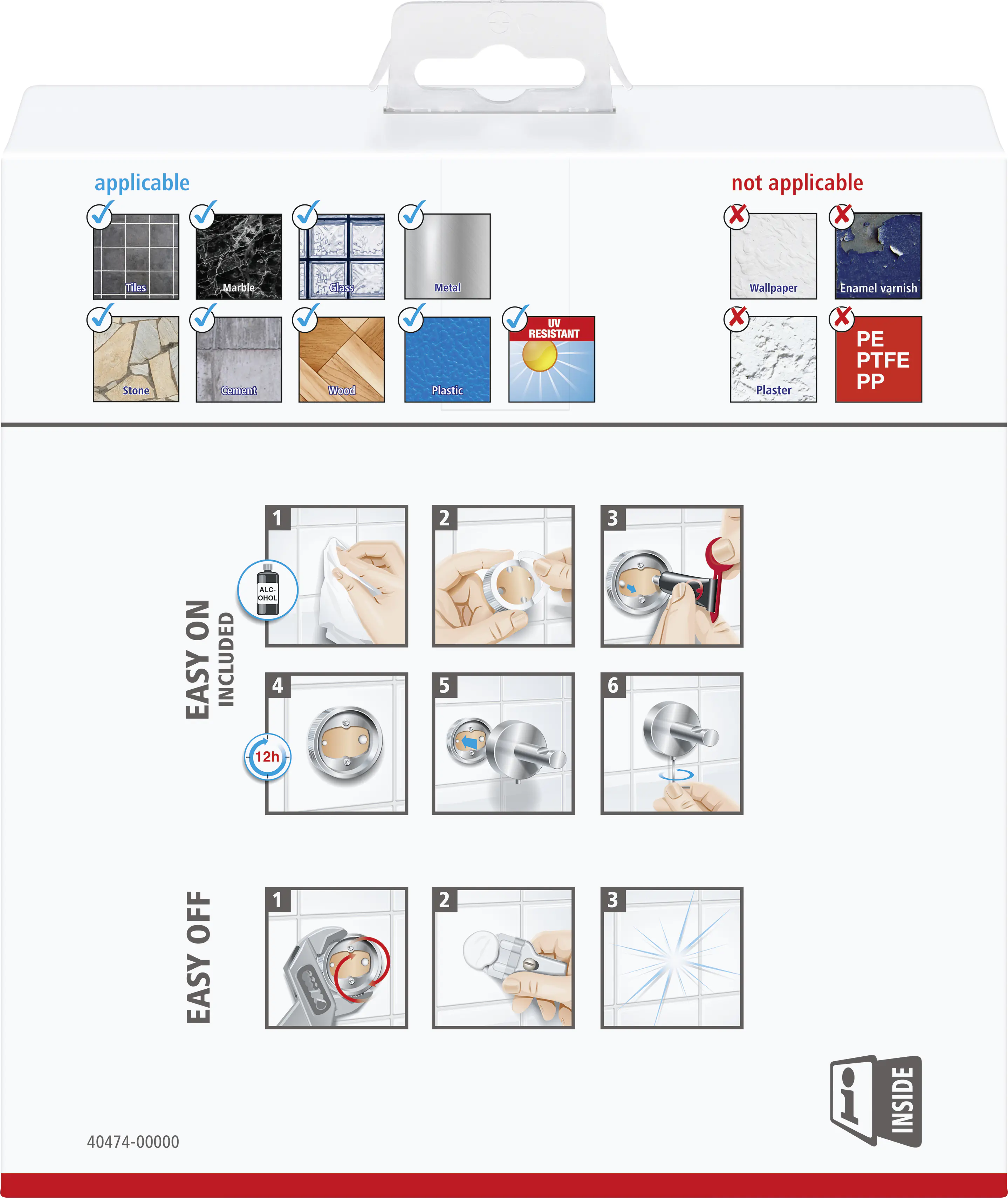 tesa Handtuchring Exxcellent Metall, chrom, rostfrei