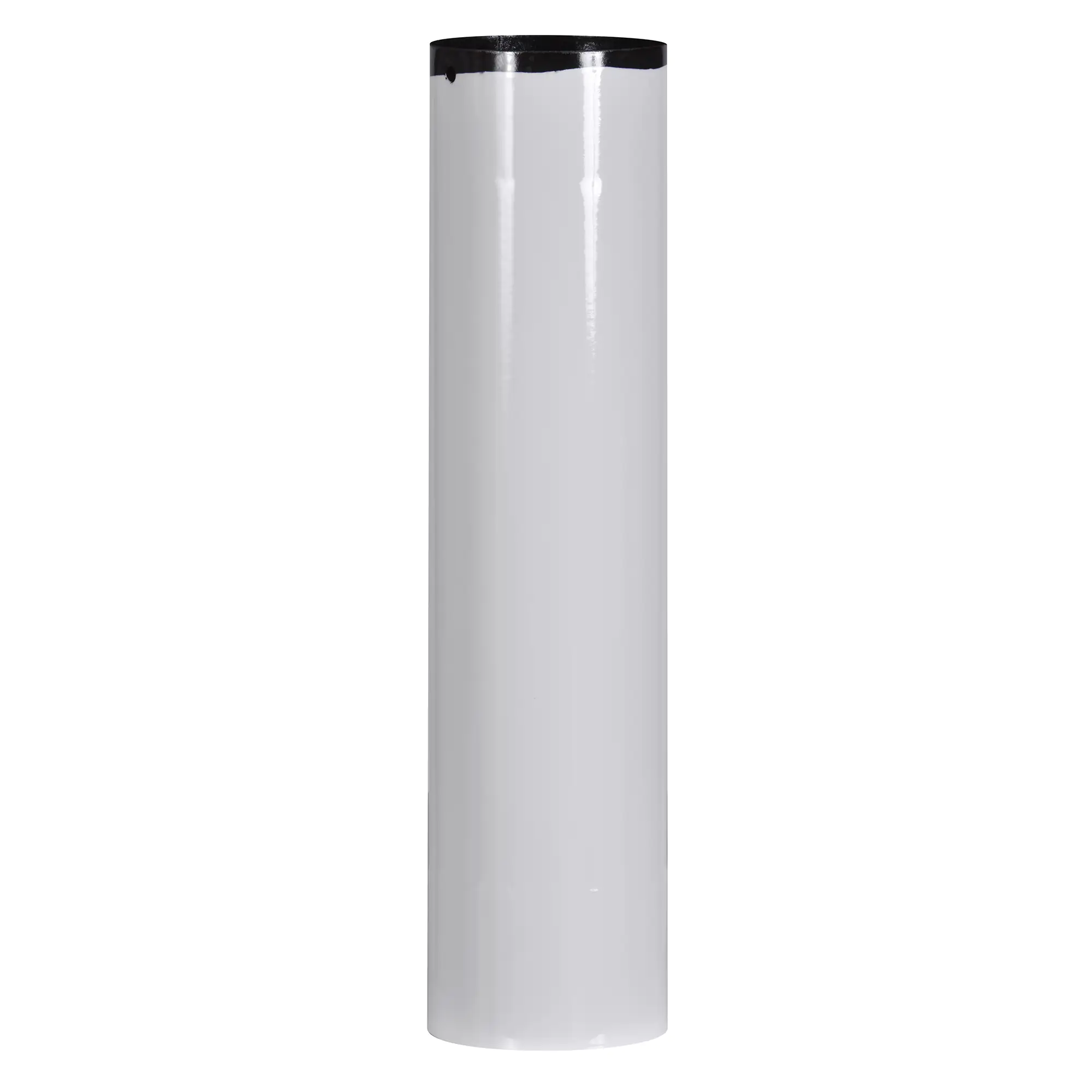 FireFix Ofenrohr Ø 120 mm, 50 cm, weiß emailliert