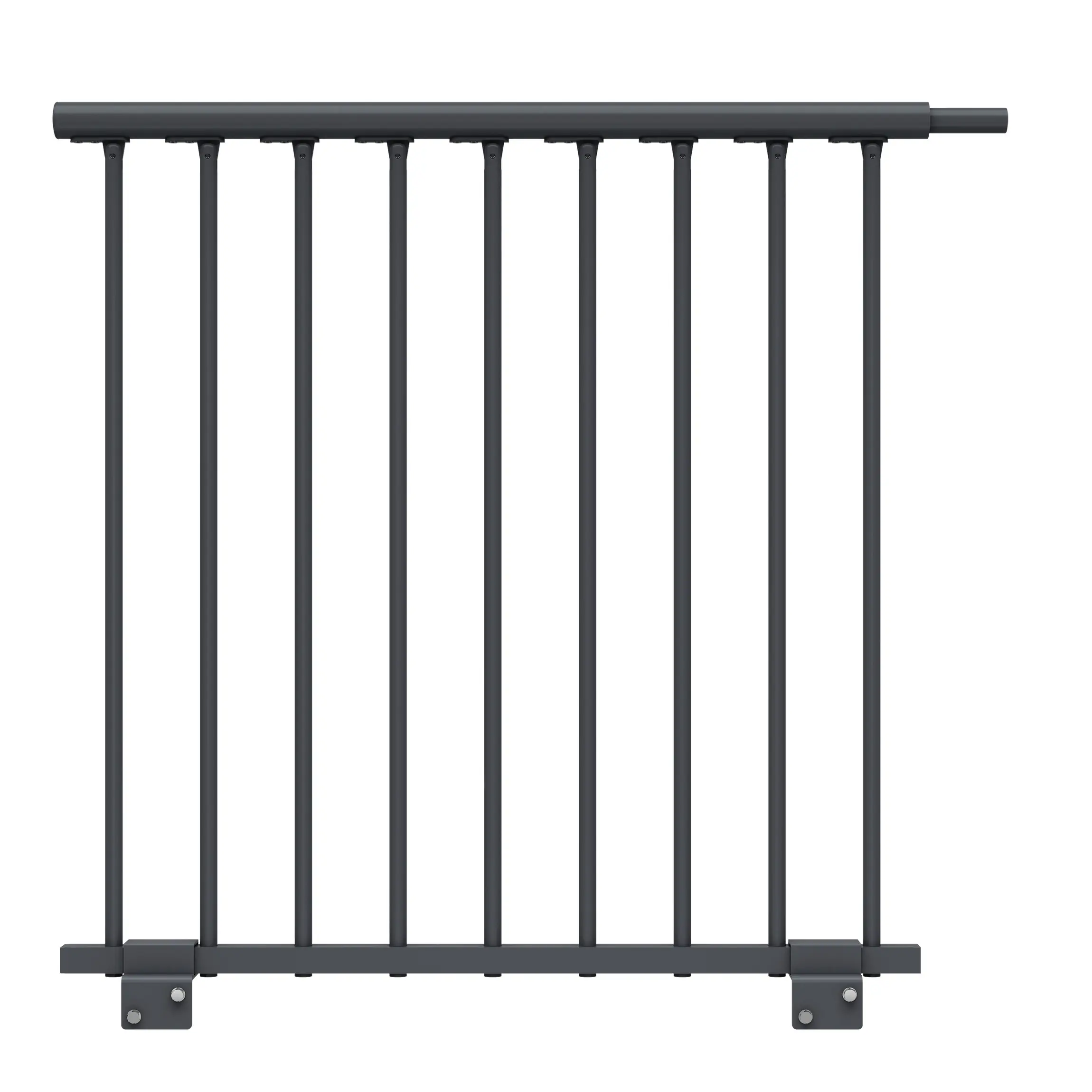 Dolle Brüstungsgeländer Erweiterungsset Gardenspin Aluminium 100 cm anthrazit