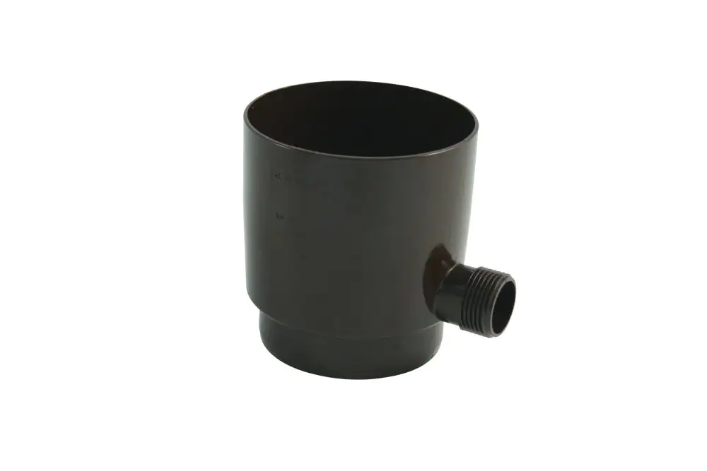 Marley Regensammler NW 75 mm, mit Überlaufstop, braun