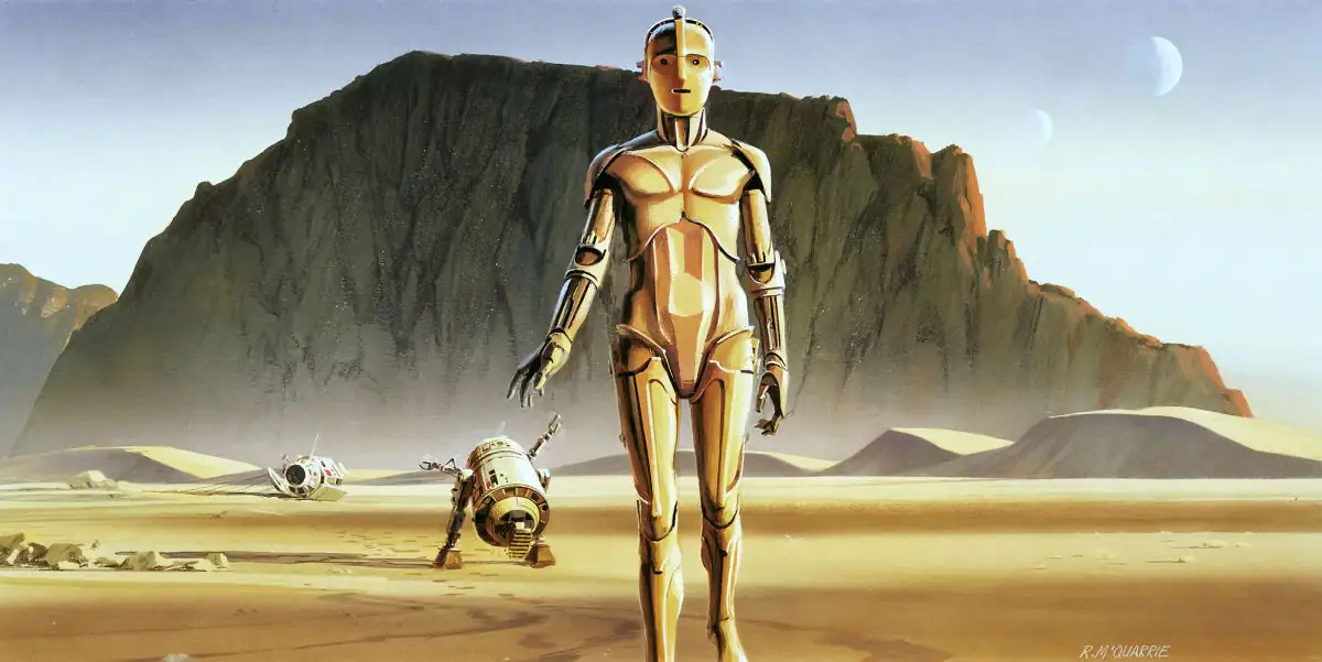 4055065510670 Komar Vlies Fototapete Star Wars Classic Droide 500 x 250 cm