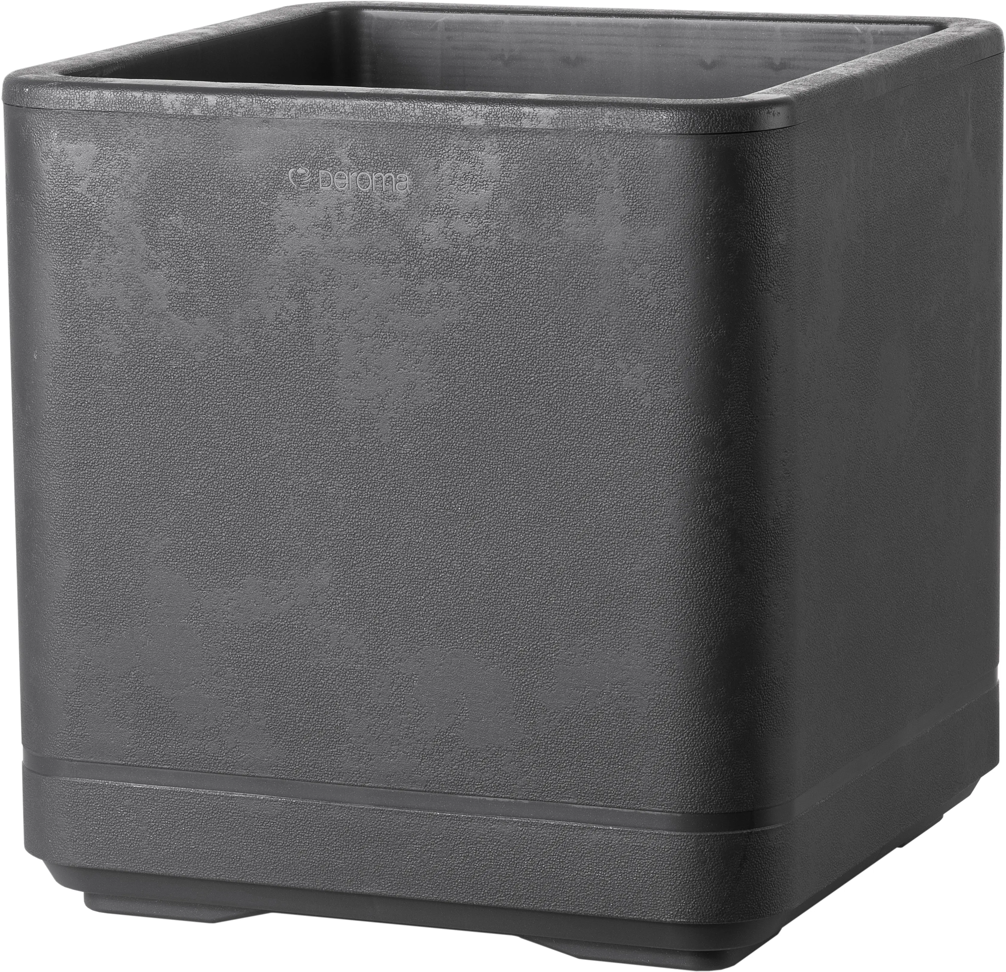 Deroma Pflanztopf Cosmo Kunststoff 38 x 39,4 cm anthrazit