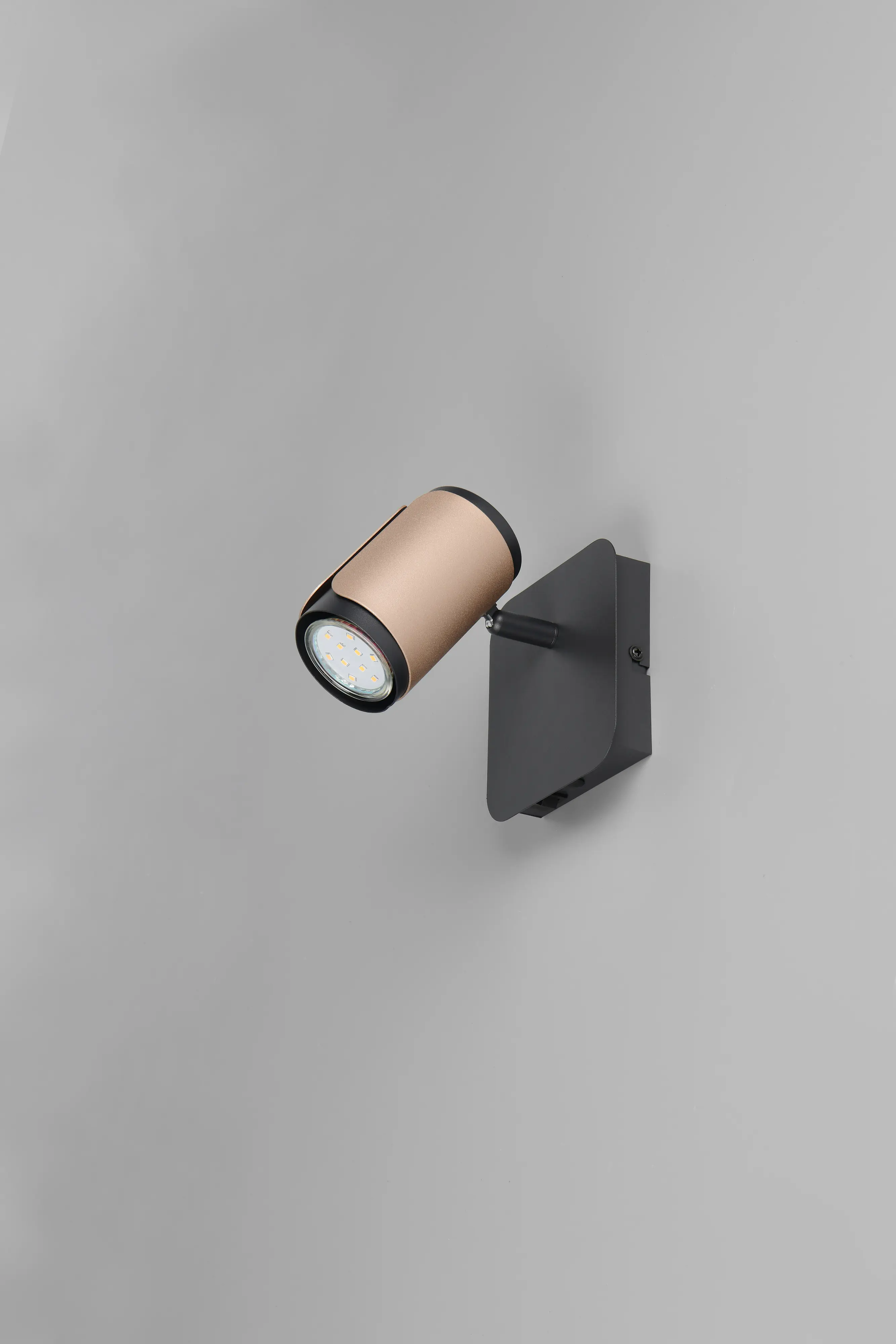 Trio Spot Gillan GU10 schwarz coffee