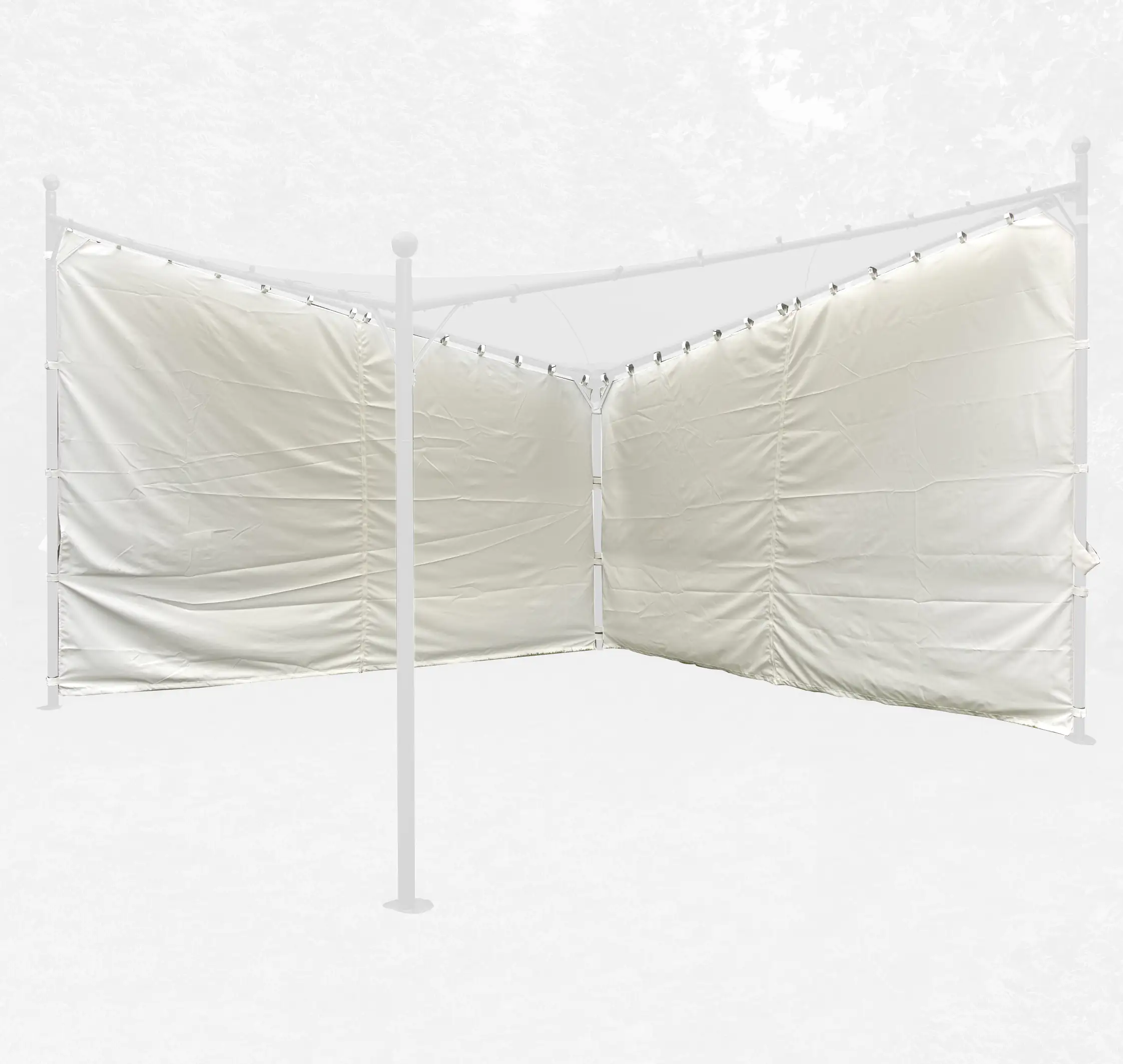 4055938401036 Siena Garden Seitenteile zu Pavillon Berlino 4 x 4 m weiß, 2 er Set