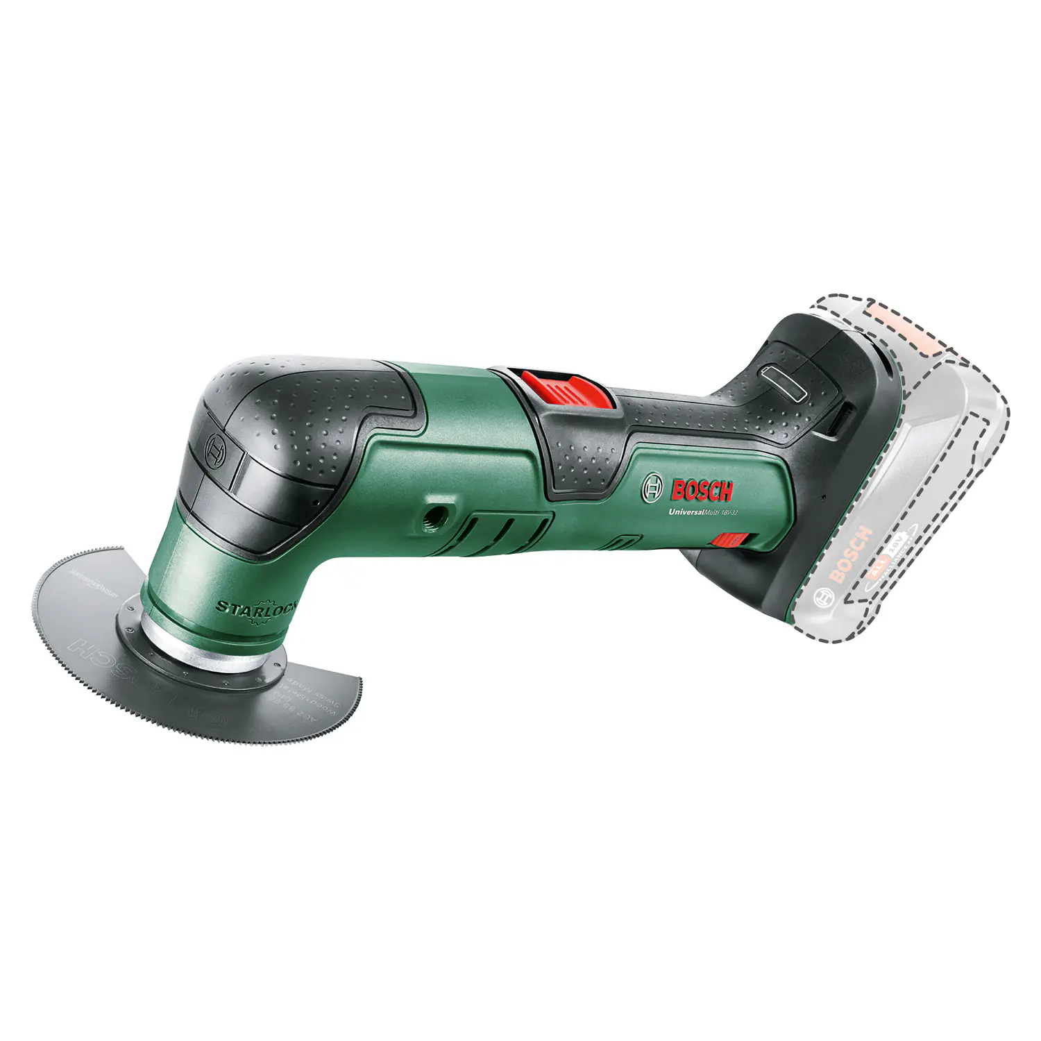 Bosch Akku-Multifunktionswerkzeug UniversalMulti 18V-32 Solo Bosch Akku-Multifunktionswerkzeug UniversalMulti 18V-32 Solo