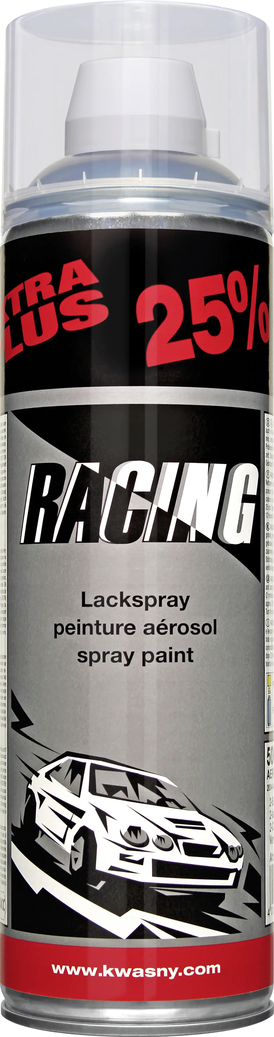 Auto-K Racing Lackspray 2-Schicht-Klarlack glänzend Aktionsgröße 500ml Auto-K Racing Lackspray 2-Schicht-Klarlack glänzend Aktionsgröße 500ml