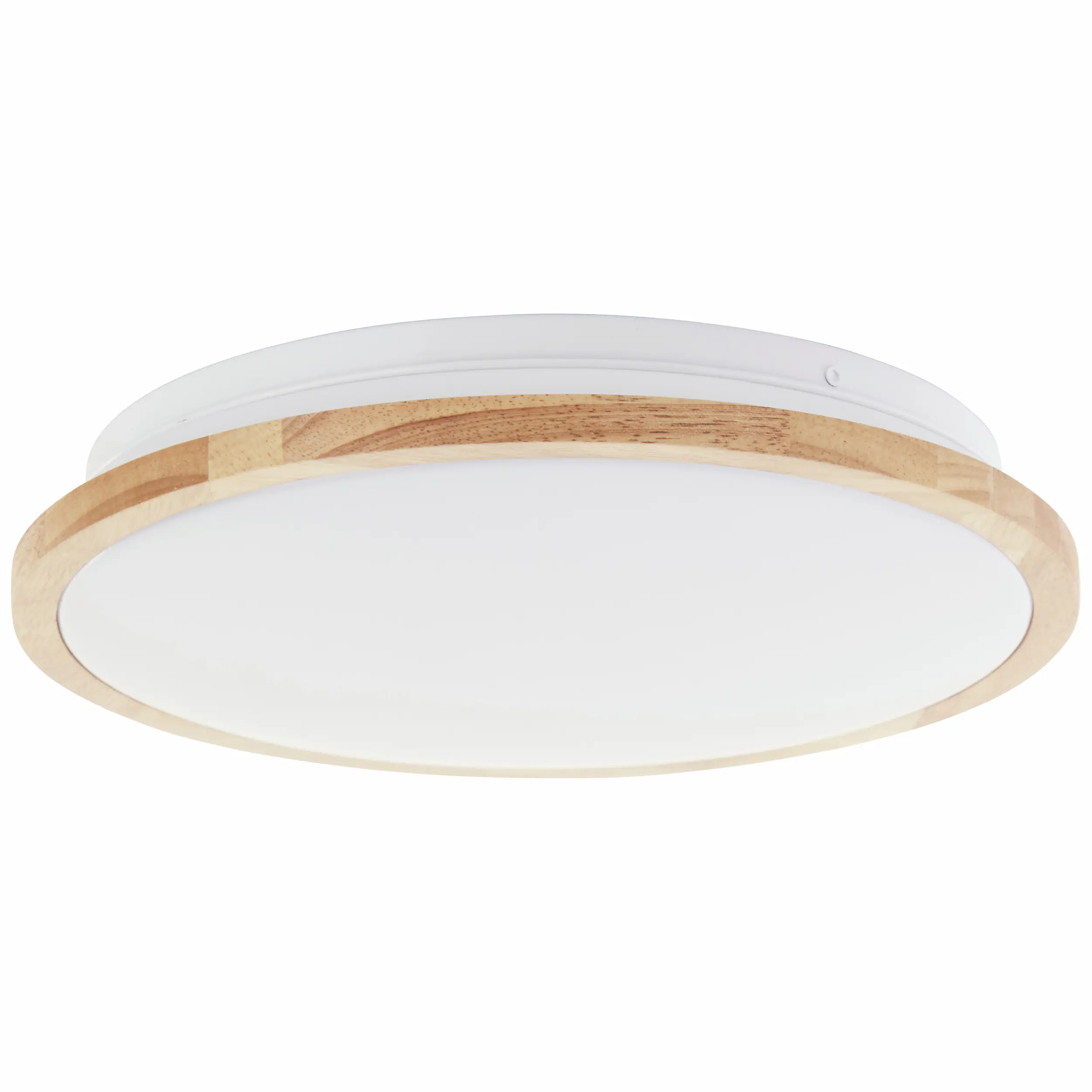 Brilliant LED Deckenleuchte Bario holz weiß 30 x 5,5 cm 18 W Brilliant LED Deckenleuchte Bario holz weiß 30 x 5,5 cm 18 W