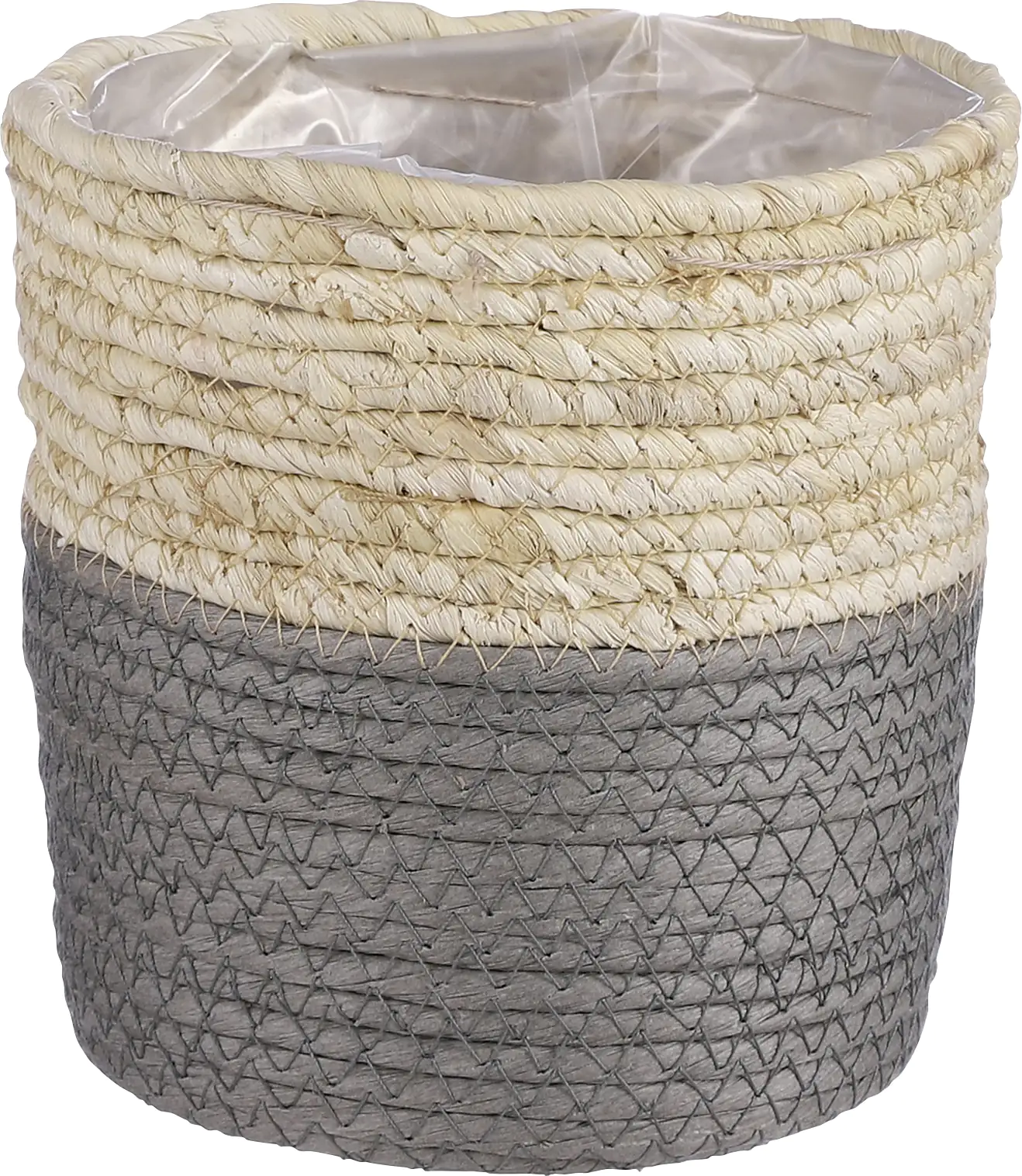 Korb Rachel Ø 22 x 19 cm natur-grau Korb Rachel Ø 22 x 19 cm natur-grau