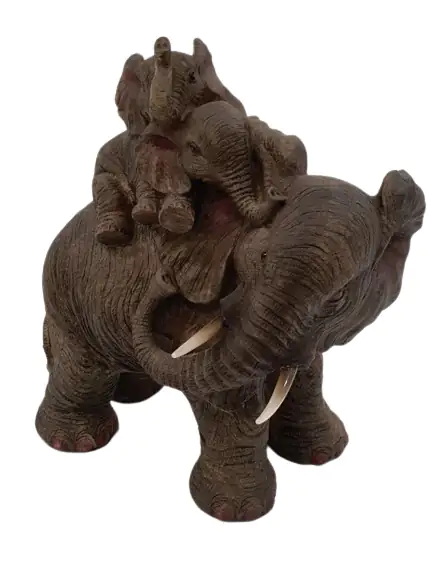 Dekofigur Elefant 3-er Gruppe 27 x 25 x 13 cm