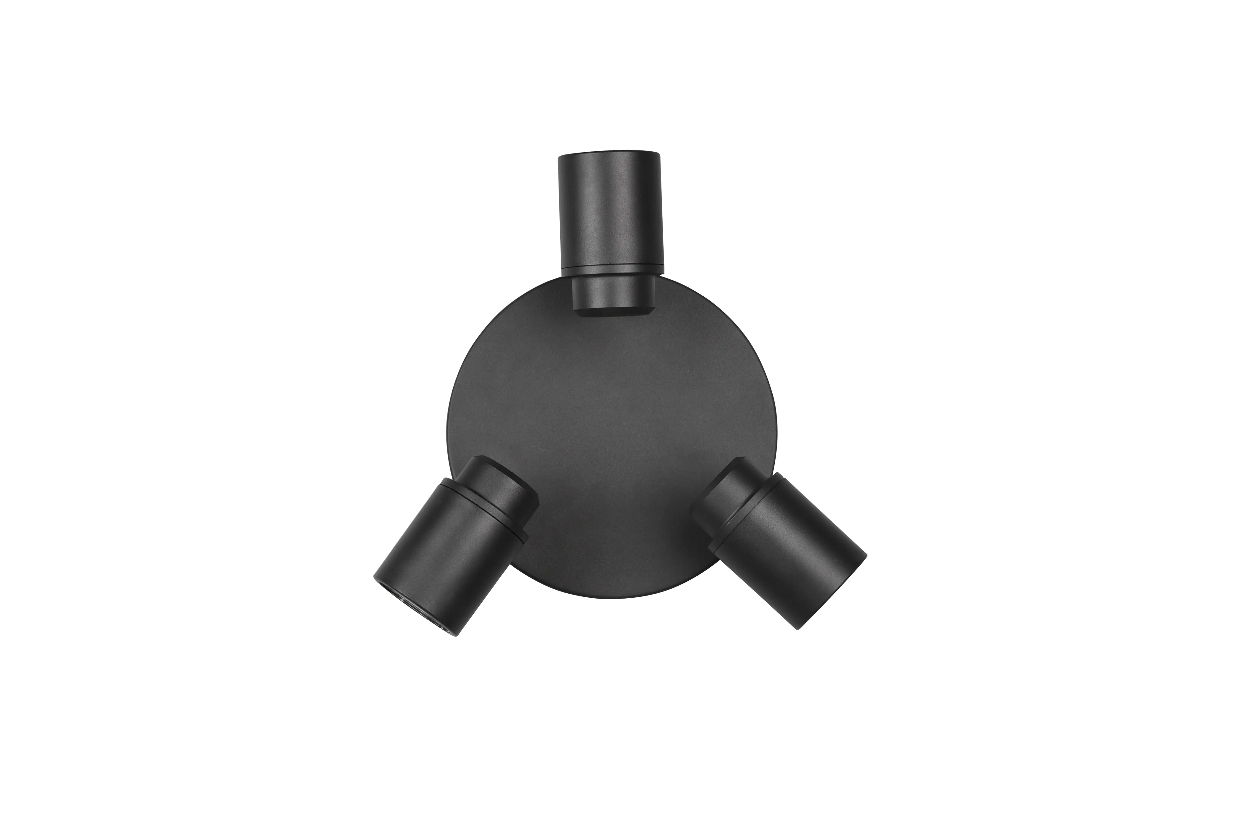 Trio Deckenstrahler 3er Spot Angelo 20x15,5 cm schwarz matt