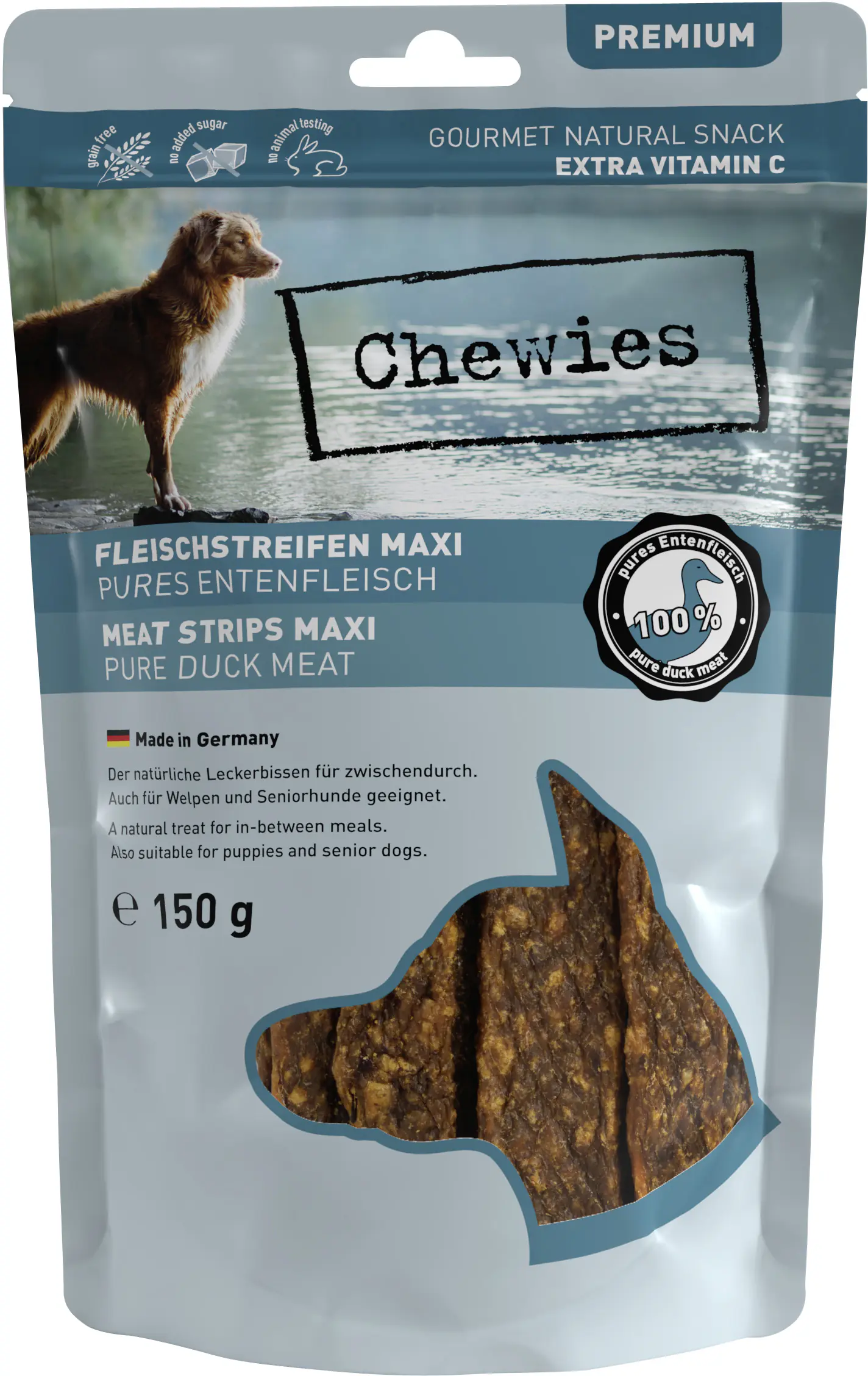 Chewies Fleischstreifen Maxi Ente 150g Chewies Fleischstreifen Maxi Ente 150g