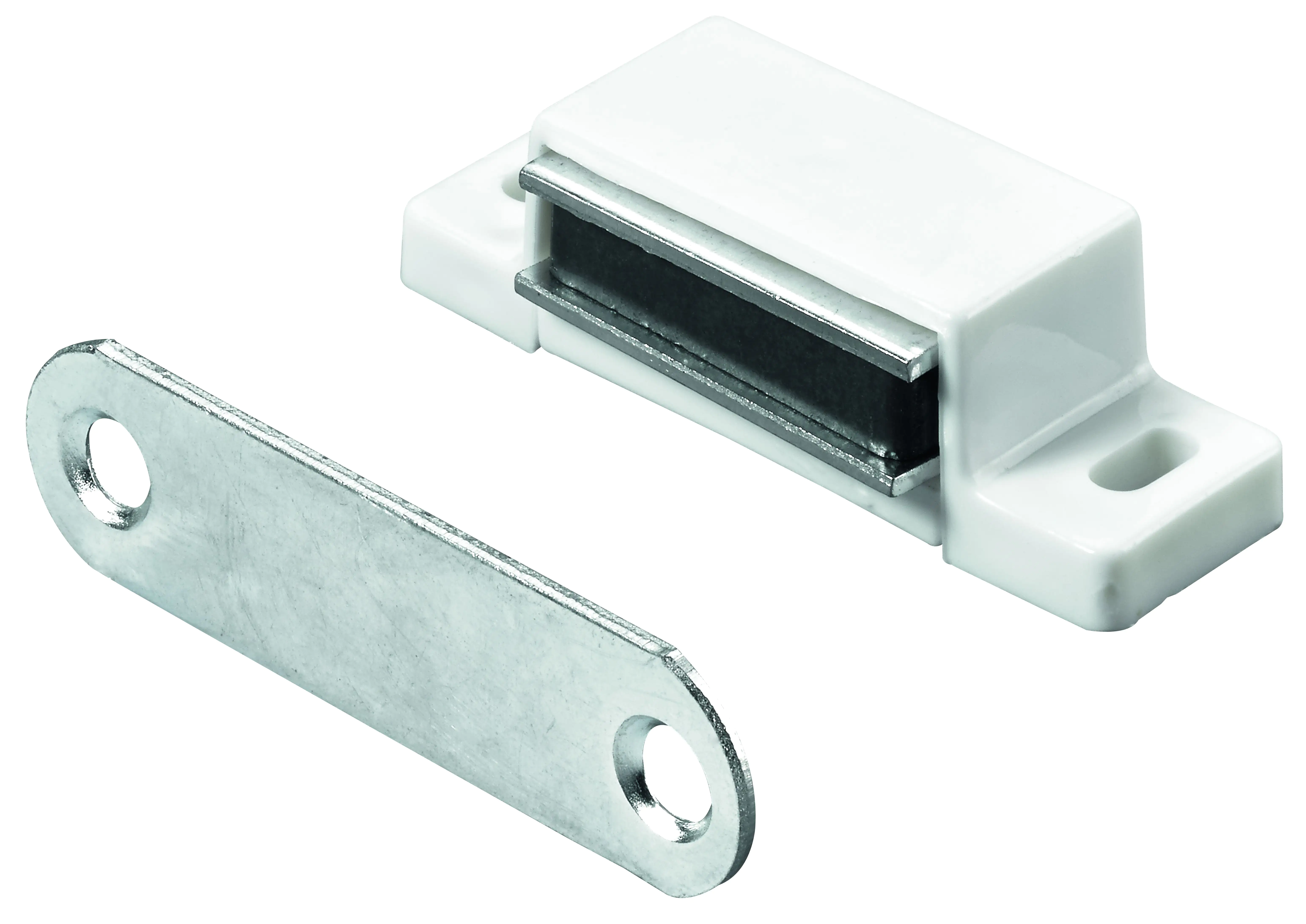 Hettich Magnetschnäpper Kunststoff, weiß, 4 - 5 kg, 1 Stück