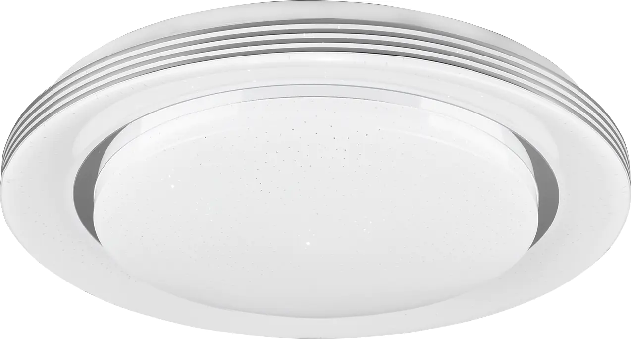 Reality Leuchten LED Deckenleuchte Atria weiß, Ø 37 cm