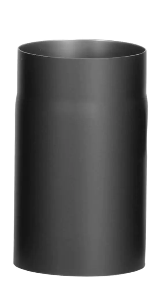 FireFix Ofenrohr Ø 130 mm, 25 cm, schwarz