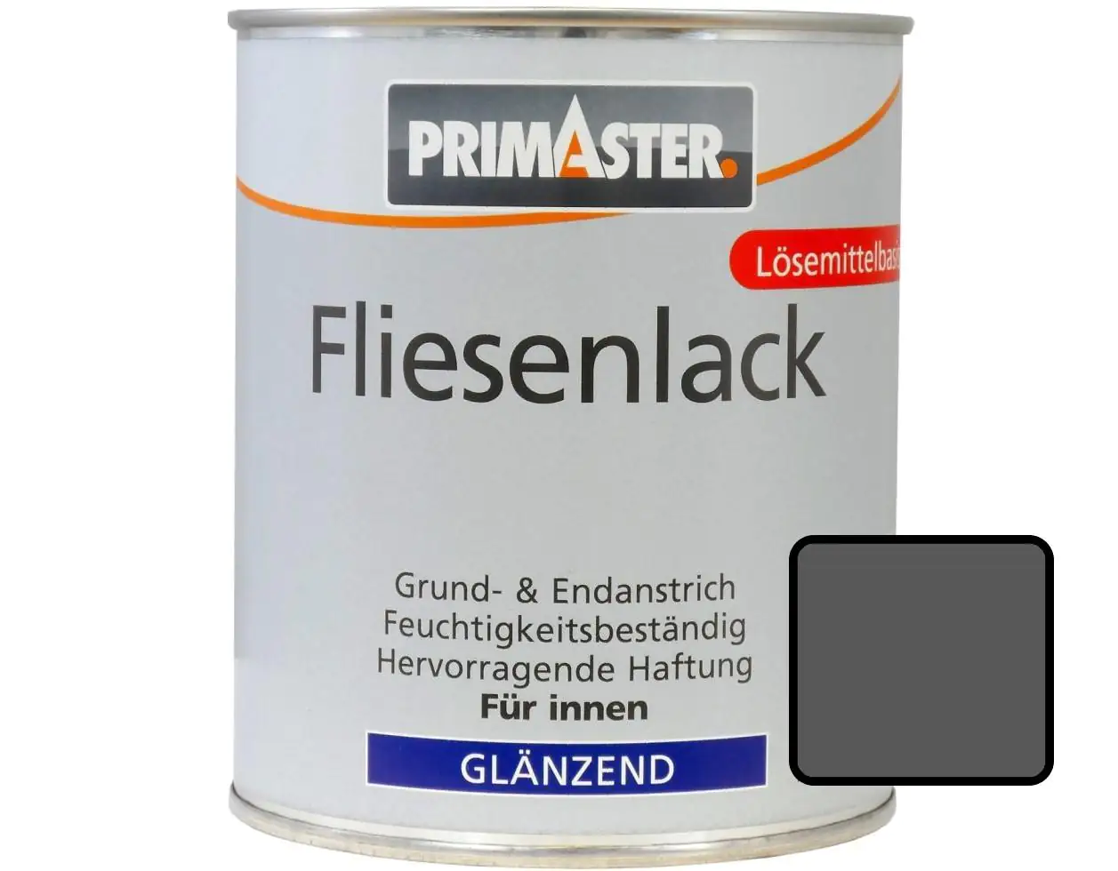 Primaster Fliesenlack 750 ml grau glänzend Primaster Fliesenlack 750 ml grau glänzend