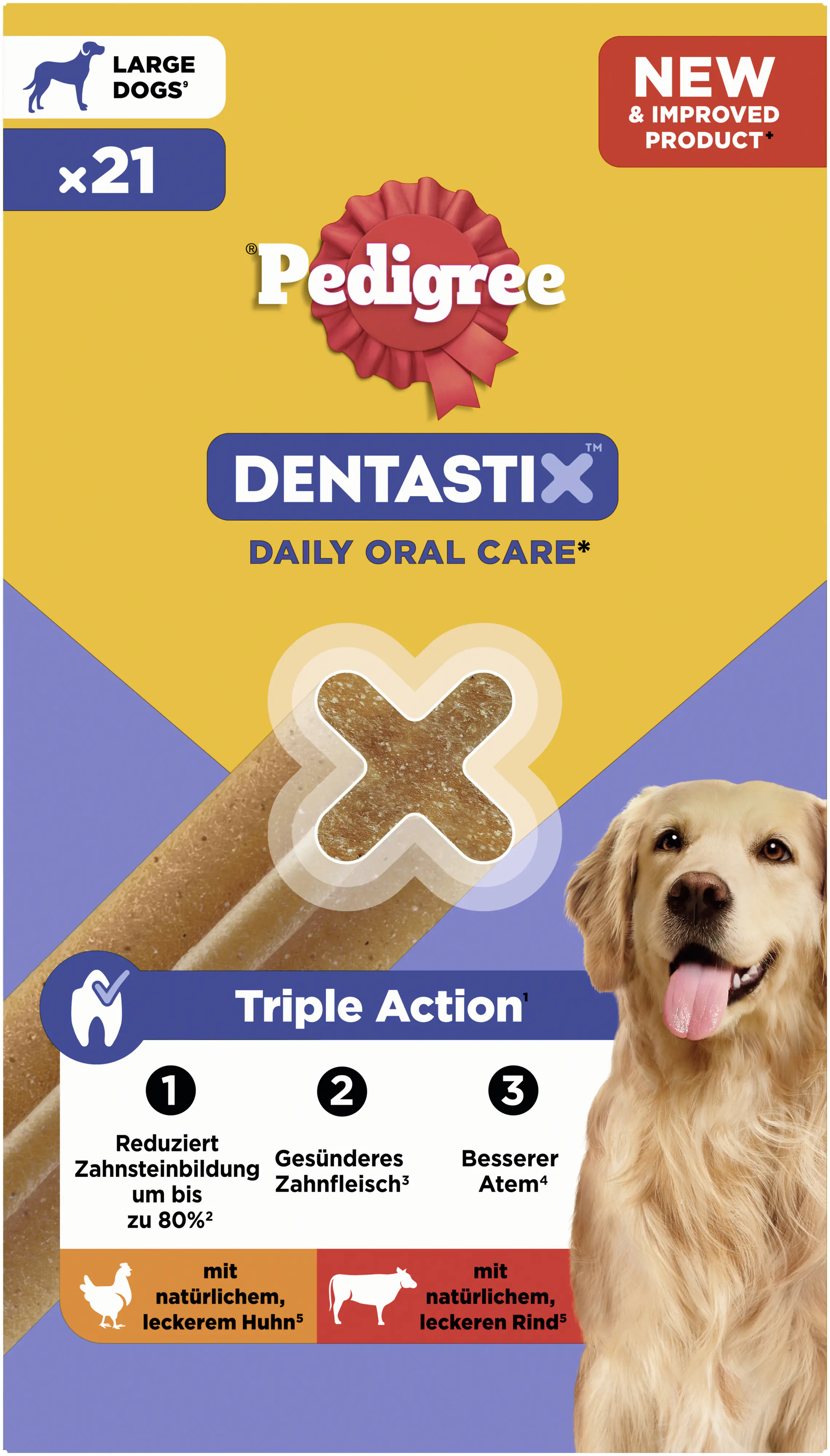 Pedigree Denta Stix Hundeleckerli Zahnpflege 810 g
