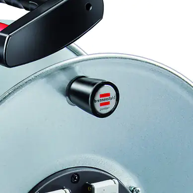 Brennenstuhl Kabeltrommel leer Stahl, für bis zu 50 m Kabel, Ø 290mm