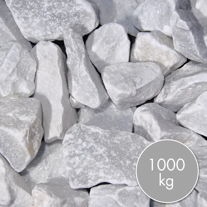 Big Bag Marmorbruch Carrara weiß 40 - 70  mm 600 kg 