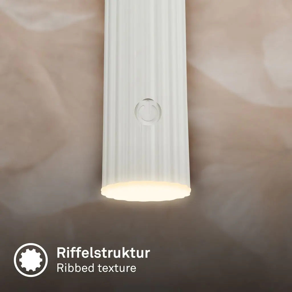 Briloner LED Akku-Pendelleuchte altweiß 3,5W warmweiß dimmbar