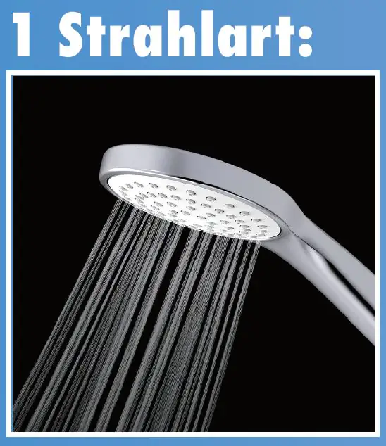 Primaster Handbrause Water Simple chrom-weiß wassersparend Primaster Handbrause Water Simple chrom-weiß wassersparend