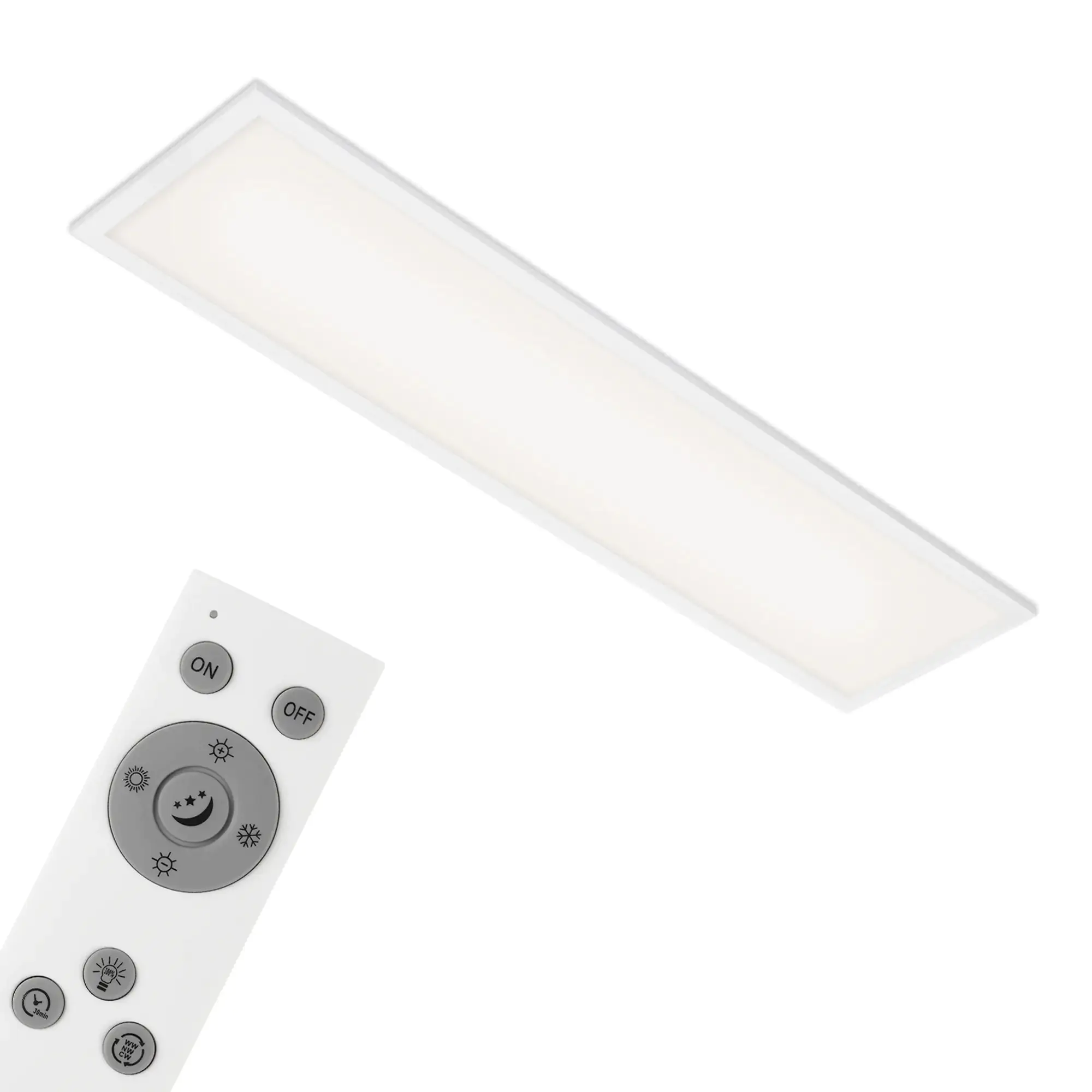 Di-Ka CCT LED Deckenleuchte Piatto ultraflach 100 x 25 cm weiß