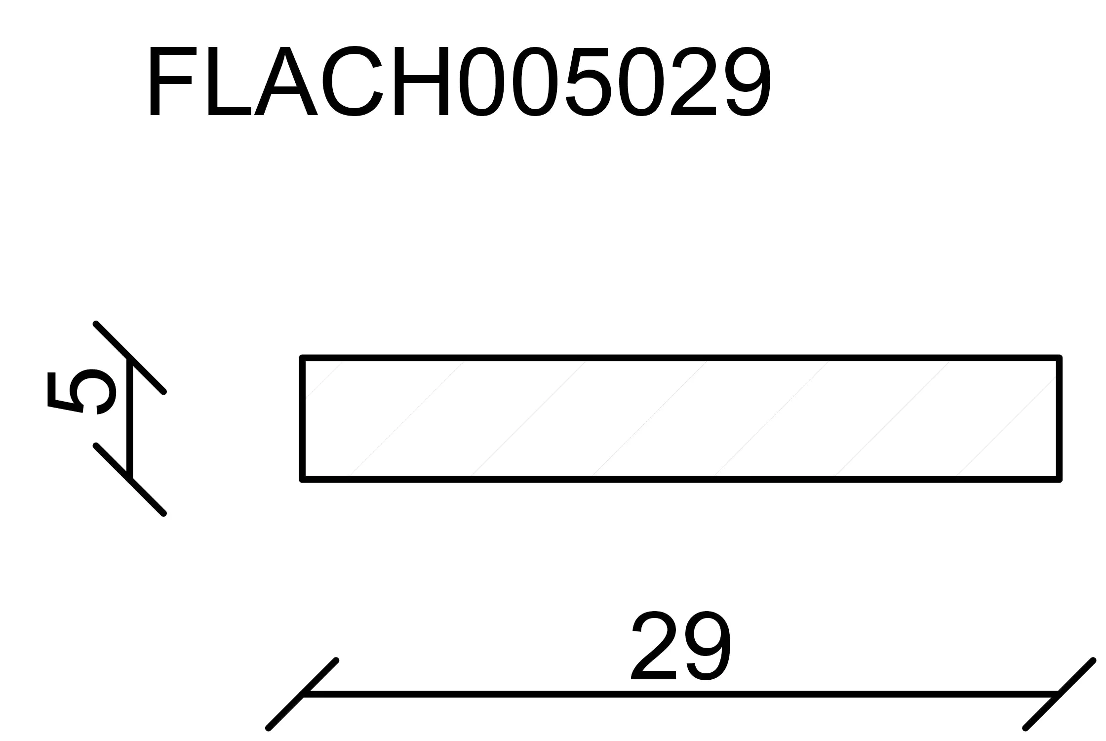 FN Neuhofer Flachleiste 100 cm 29 x 5 mm Fichte/Kiefer