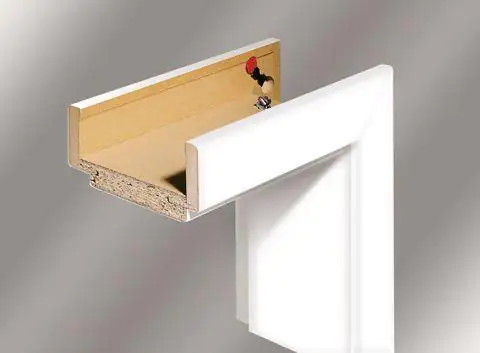 Borne Schallschutzzarge CPL weiß 86 cm rechts 