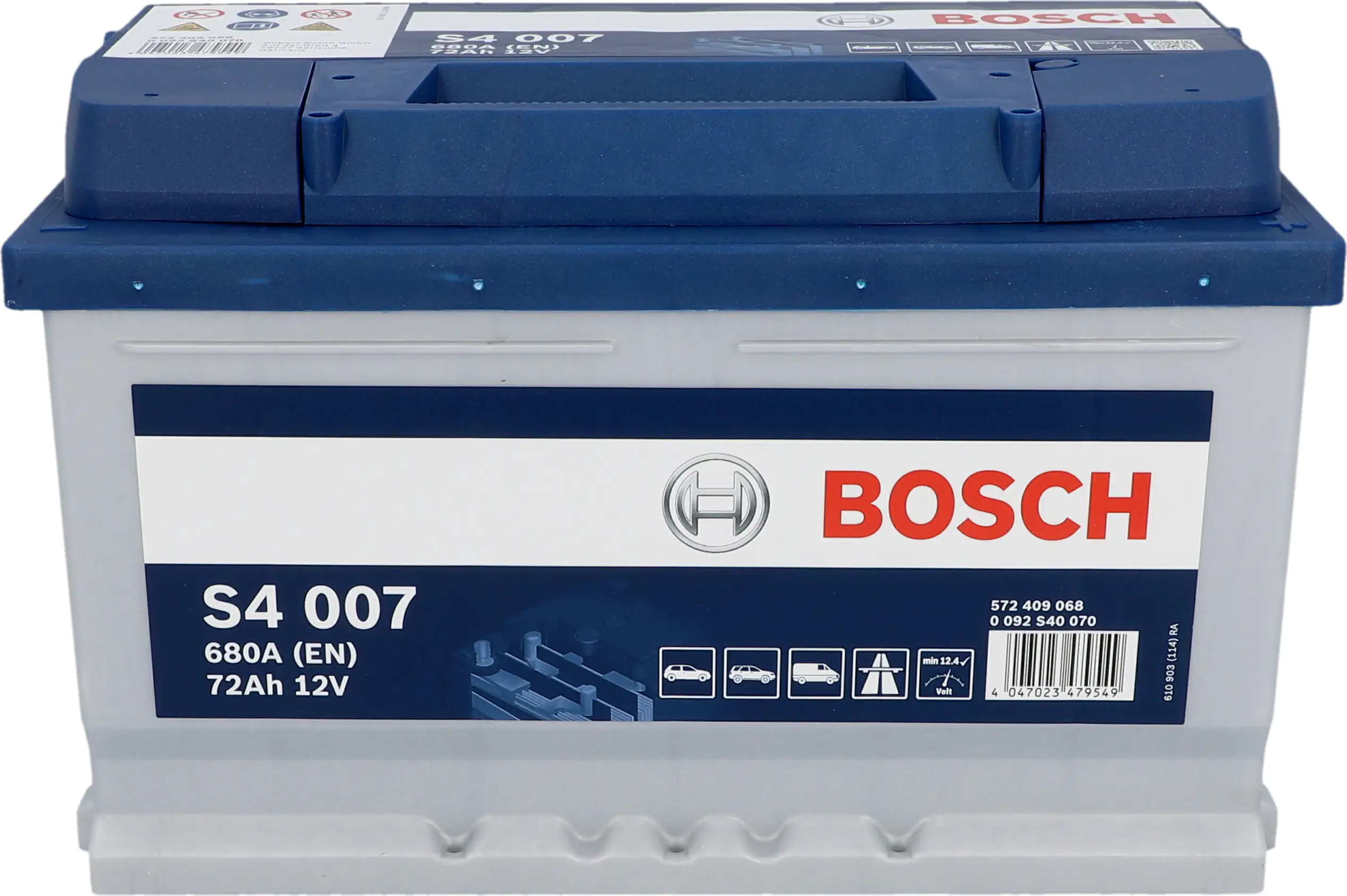 Bosch Starterbatterie S4 72Ah 680A Maße: 278x175x175mm (LxBxH) kaufen