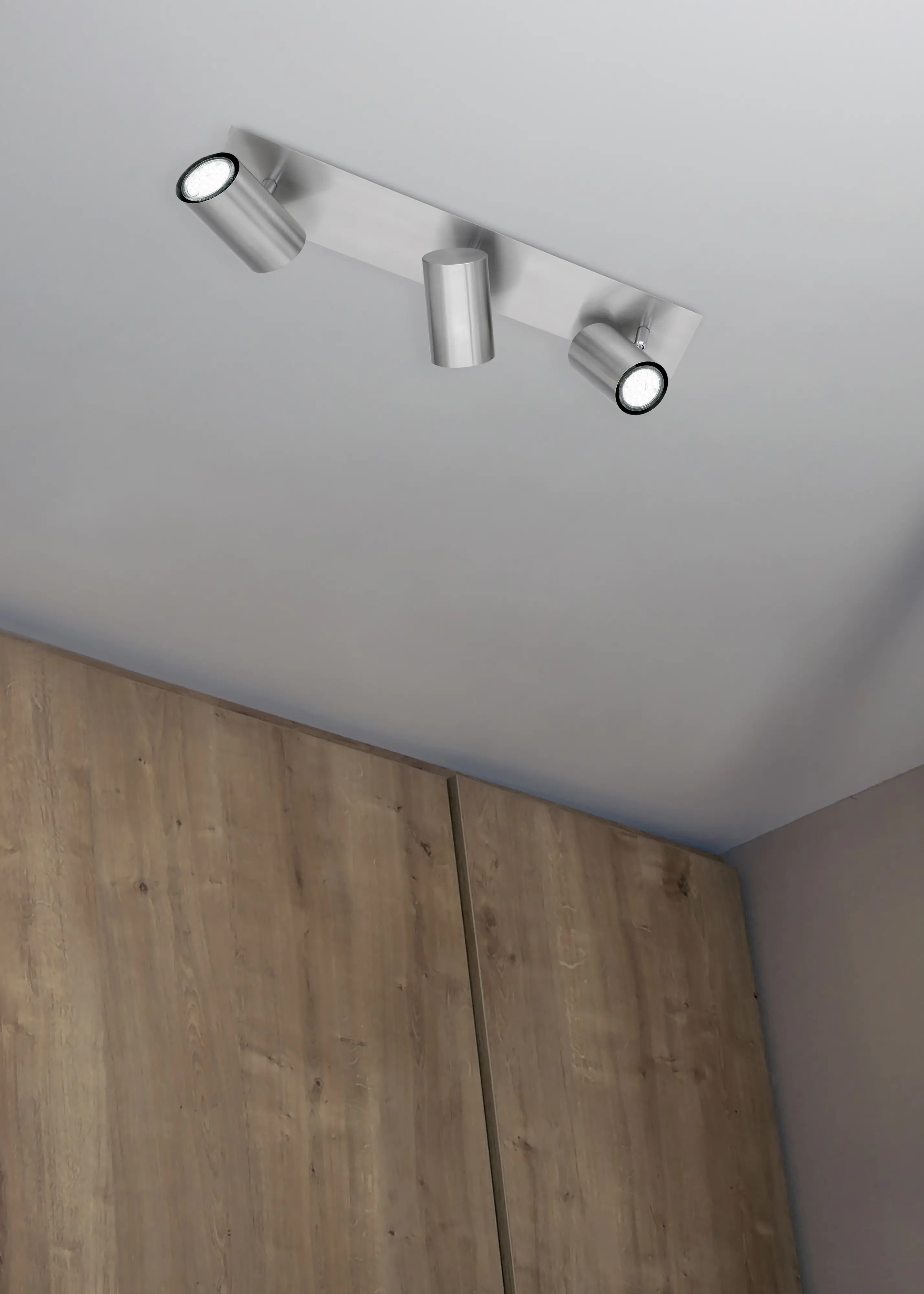 Trio Leuchten 3er Spot Marley GU10, nickel matt