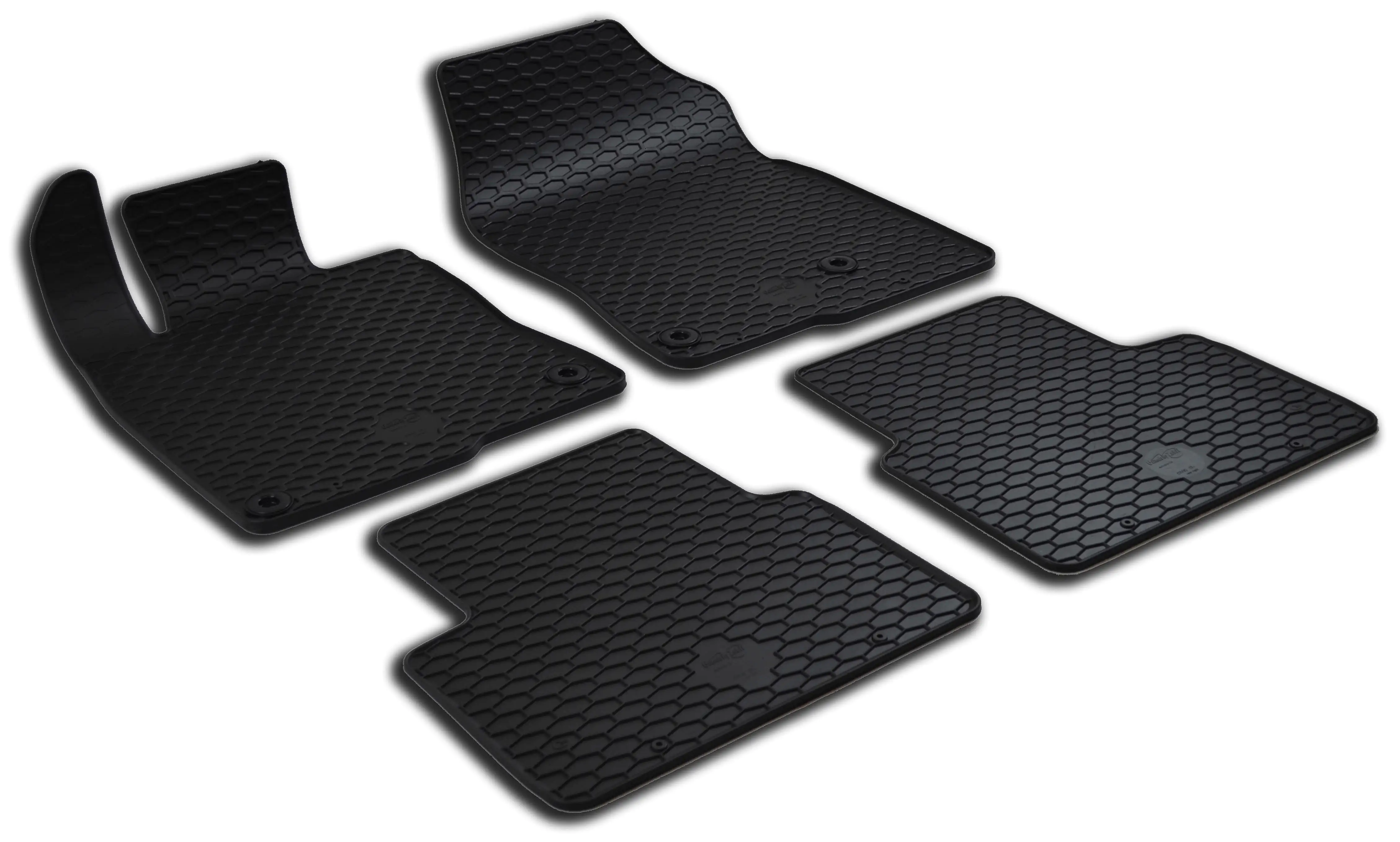 Walser Passform Fußmatten Gummi RubberLine für Honda Civic X (FC/FK) 09/2016-Heute 4-teilig