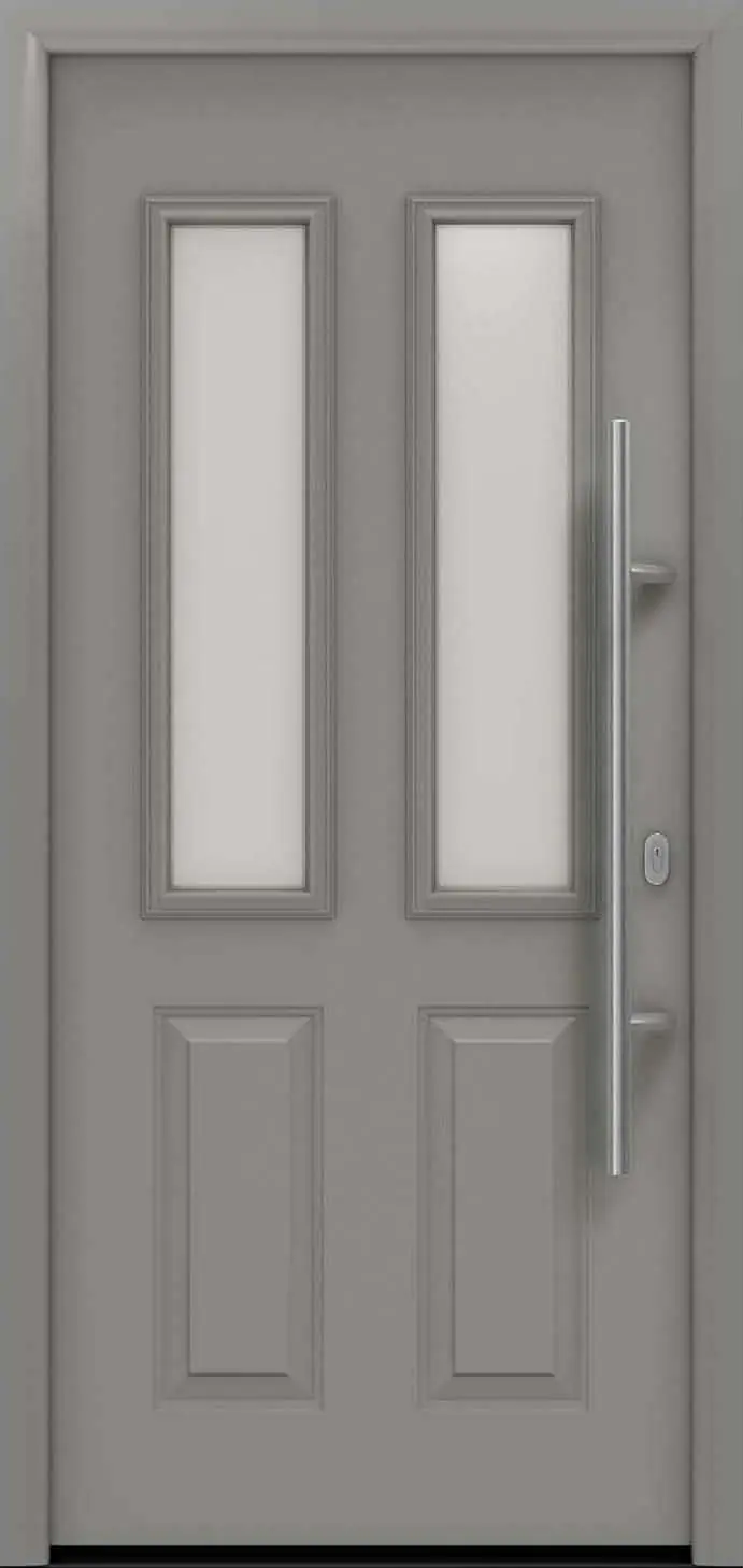 EcoStar Haustür ISOPRO IP 410S graualuminium 110 x 210 cm EcoStar Haustür ISOPRO IP 410S graualuminium 110 x 210 cm