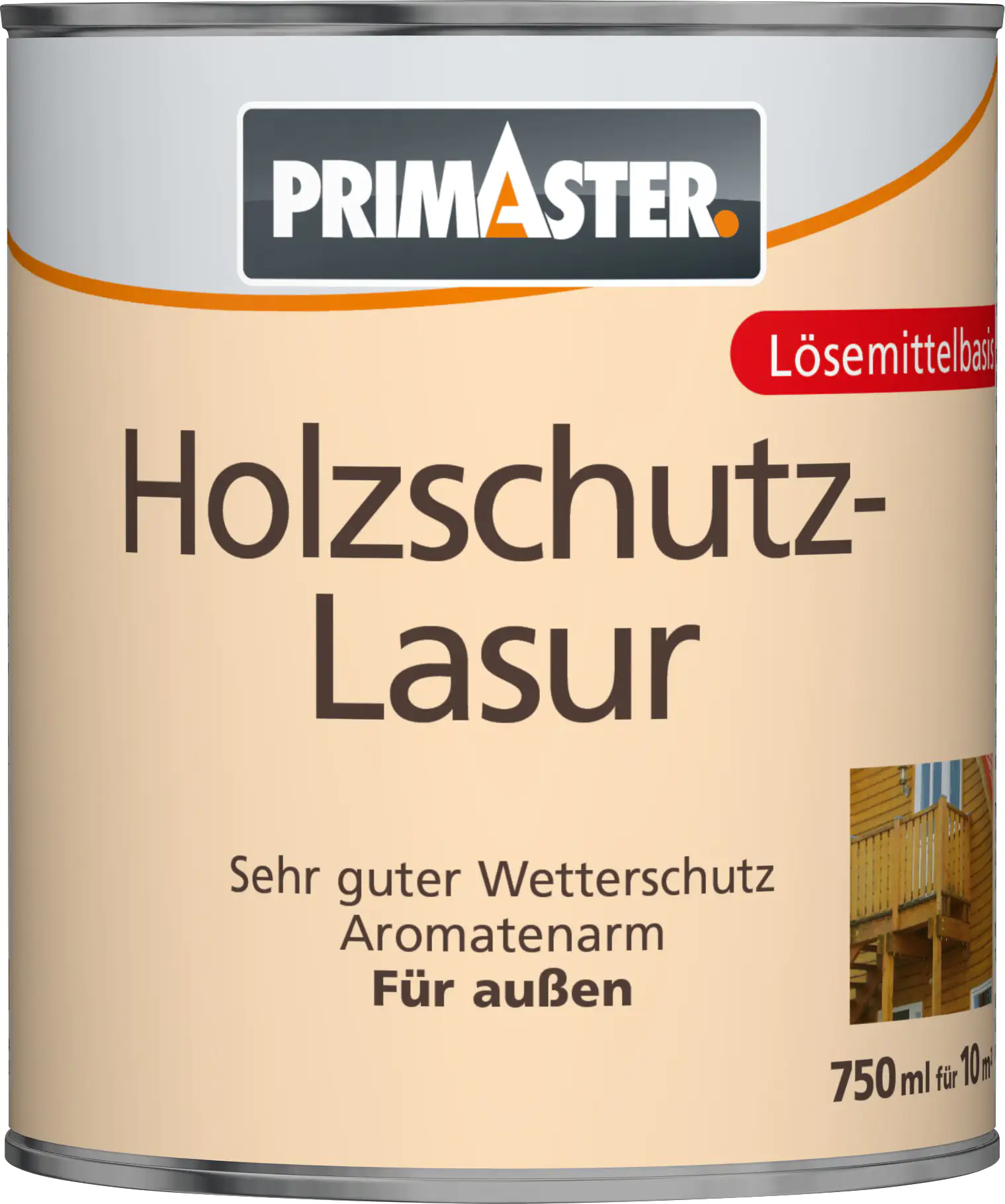 Primaster Holzschutzlasur 750 ml mahagoni