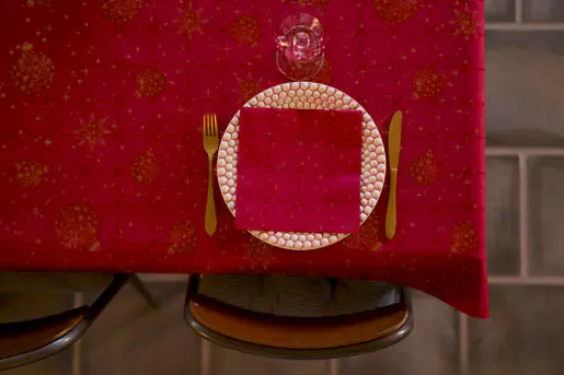 Duni Tischdecke gilded bauble 138 x 220 cm