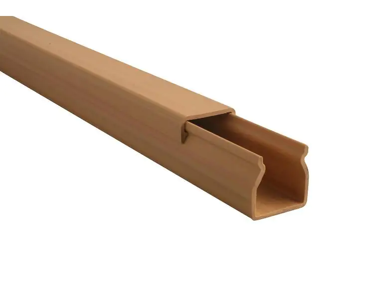 Kabelkanal 2 m, 15 x 15 mm, holzton