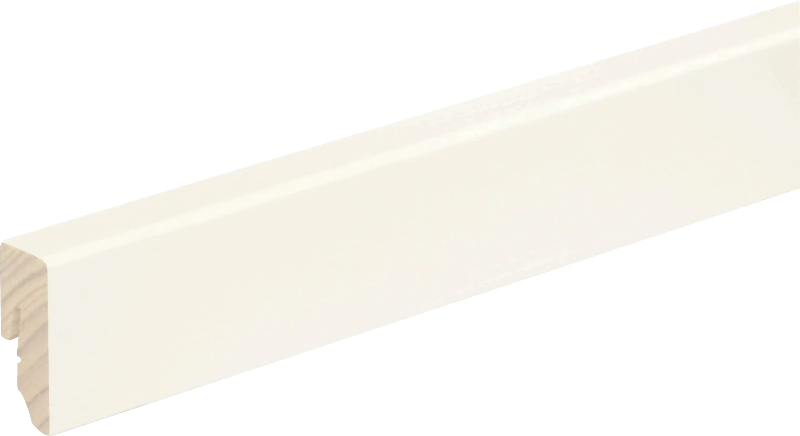 FN Neuhofer Sockelleiste eckig RAL9010 240 cm 40 x 16 mm Fichte/Kiefer FN Neuhofer Sockelleiste eckig RAL9010 240 cm 40 x 16 mm Fichte/Kiefer