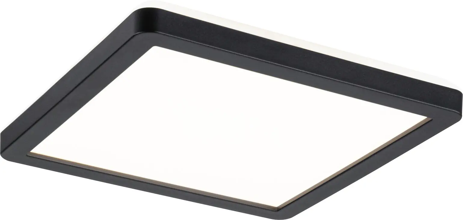 Paulmann LED Panel Atria Shine schwarz 19 x 19 cm warmweiß
