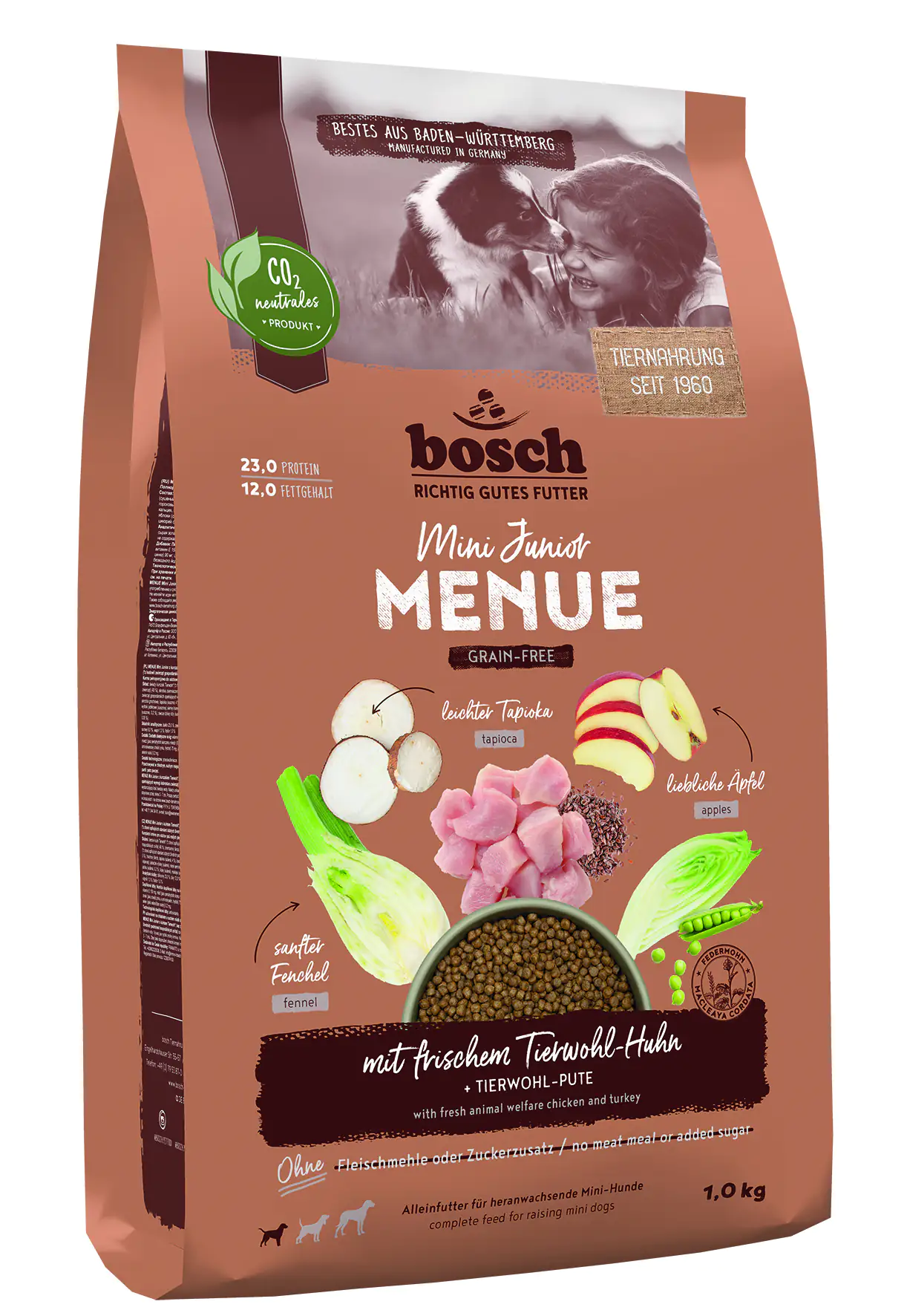 Bosch Menue Junior Hundetrockenfutter Huhn 1 kg