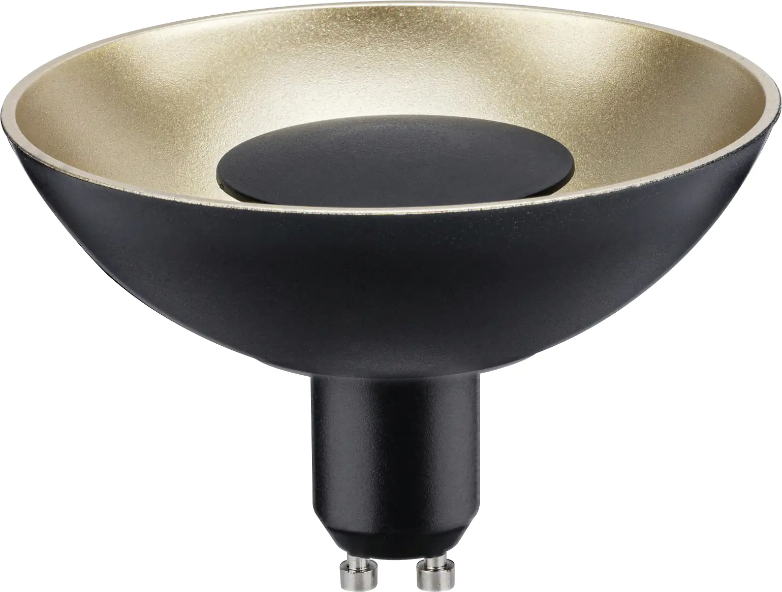 Paulmann LED Leuchtmittel Deko Reflektor GU10 4,9 W schwarz gold dimmbar Paulmann LED Leuchtmittel Deko Reflektor GU10 4,9 W schwarz gold dimmbar