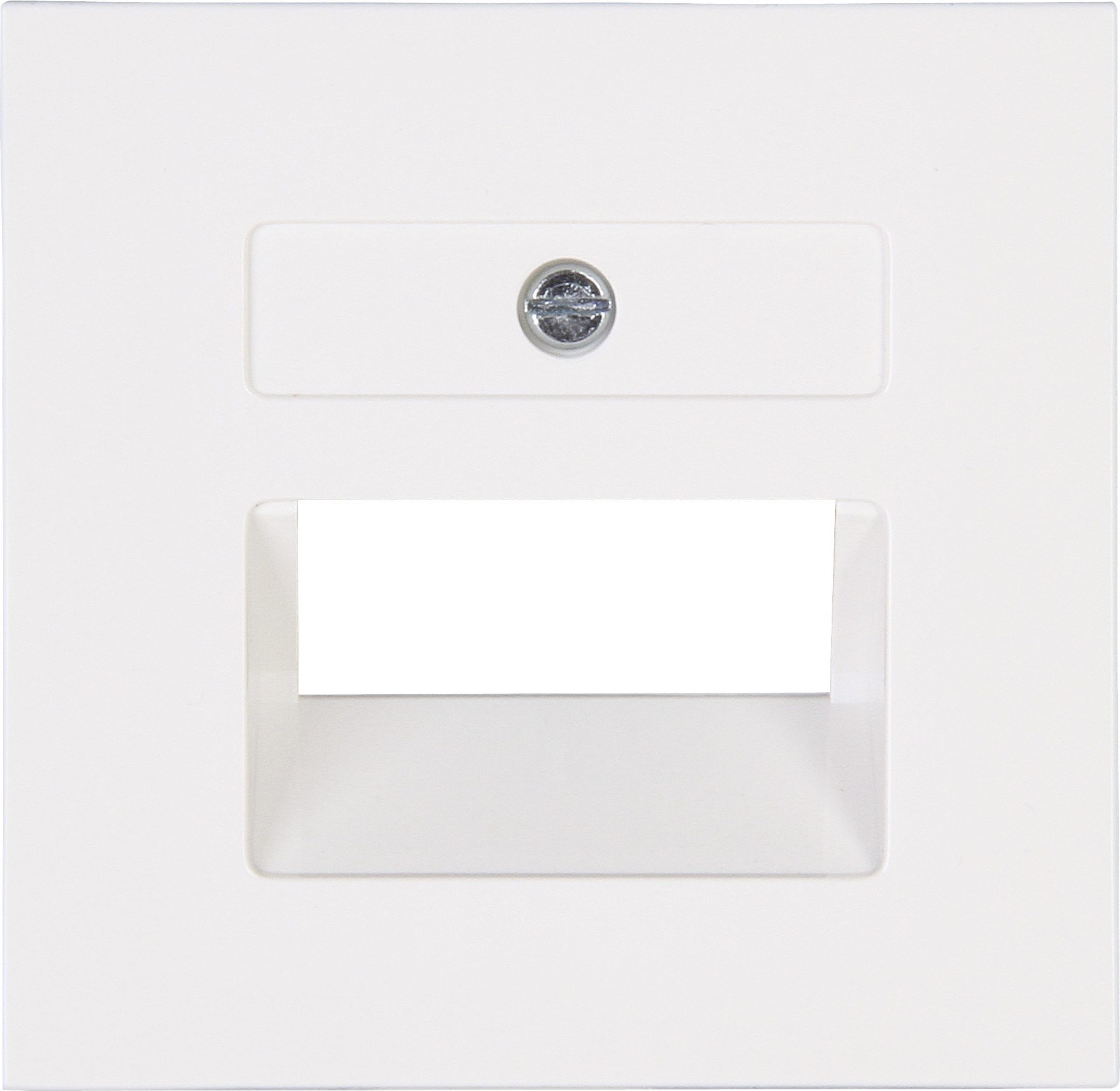 Kopp UAE-Abdeckung für 1-2 Anschlüsse Athenis, reinweiß, 371729182