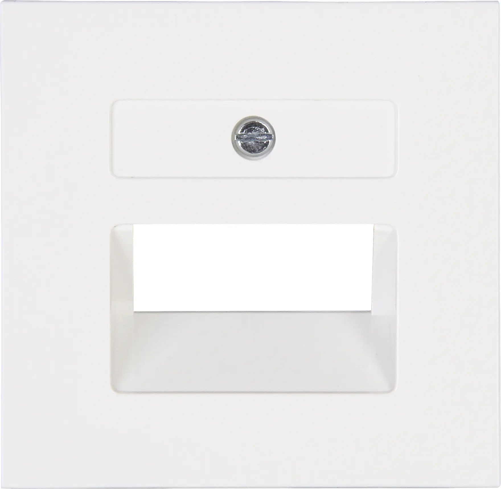 Kopp UAE-Abdeckung für 1-2 Anschlüsse Athenis, reinweiß, 371729182