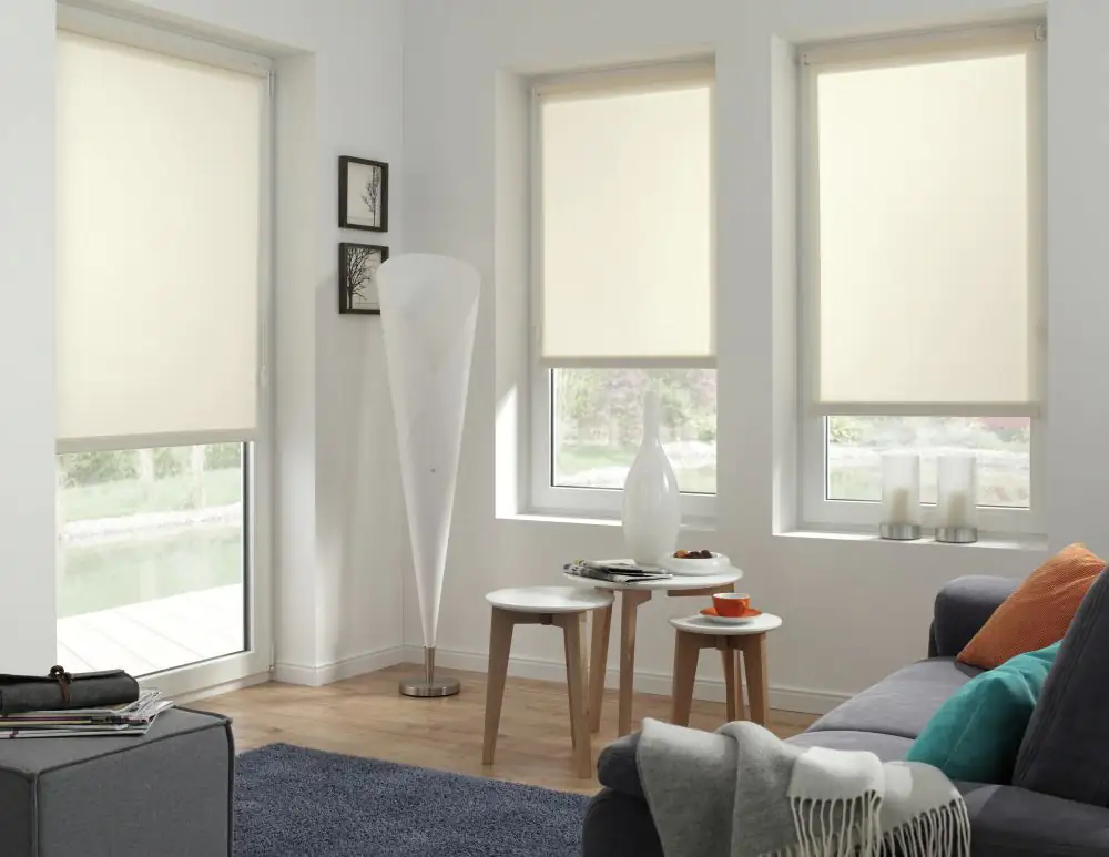 Gardinia Easyfix Rollo Uni weiß 90 x 210 cm