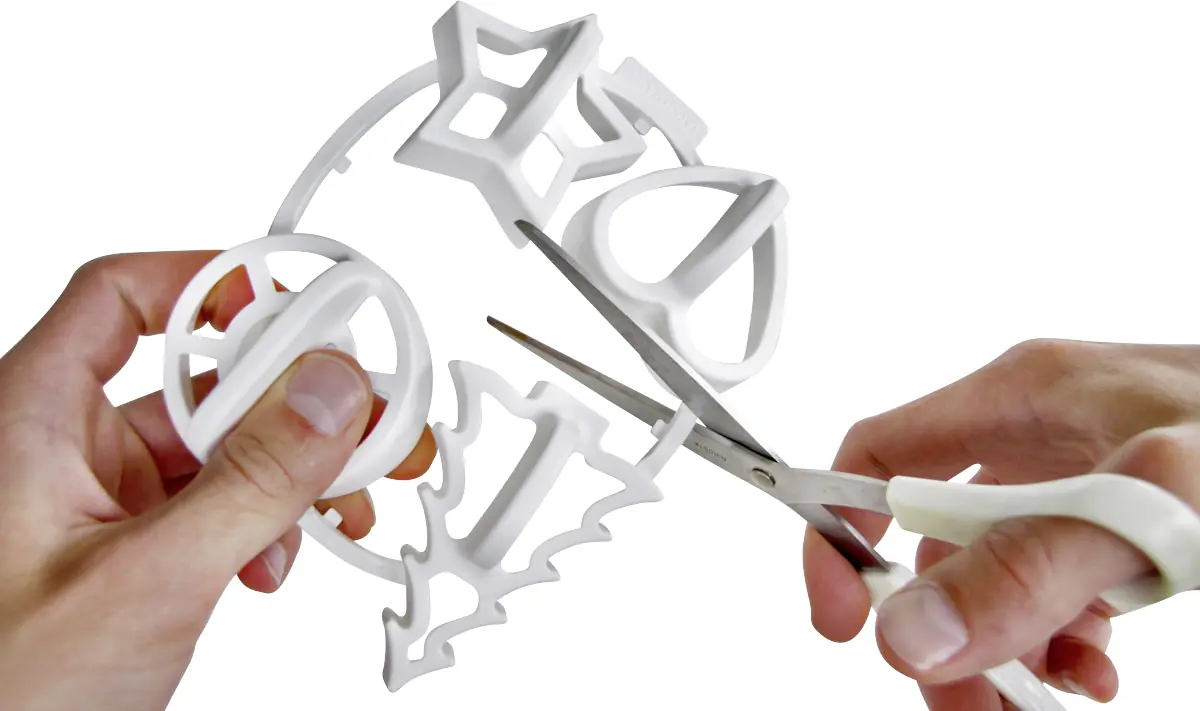 Zenker Keksformen mit Griff eisblau 4 Stück