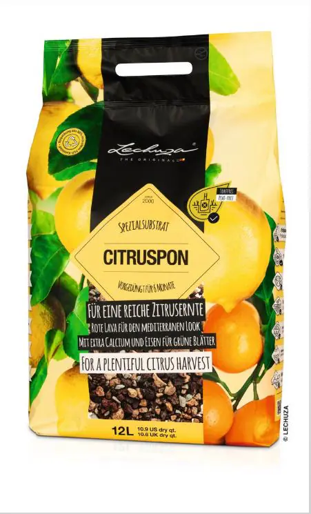 Lechuza Citruspon Pflanzsubstrat für mediterrane Pflanzen 12 L torffrei